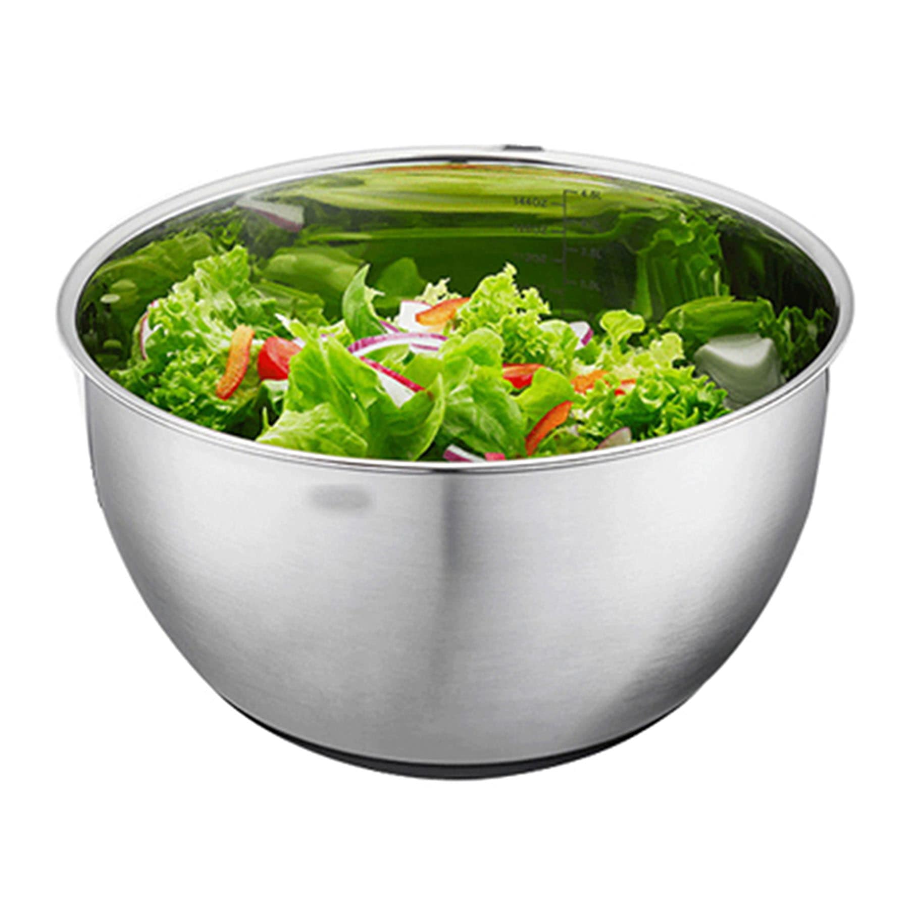 Stainless Steel Mixing Bowl with Non-Skid Base, 1.5qt
