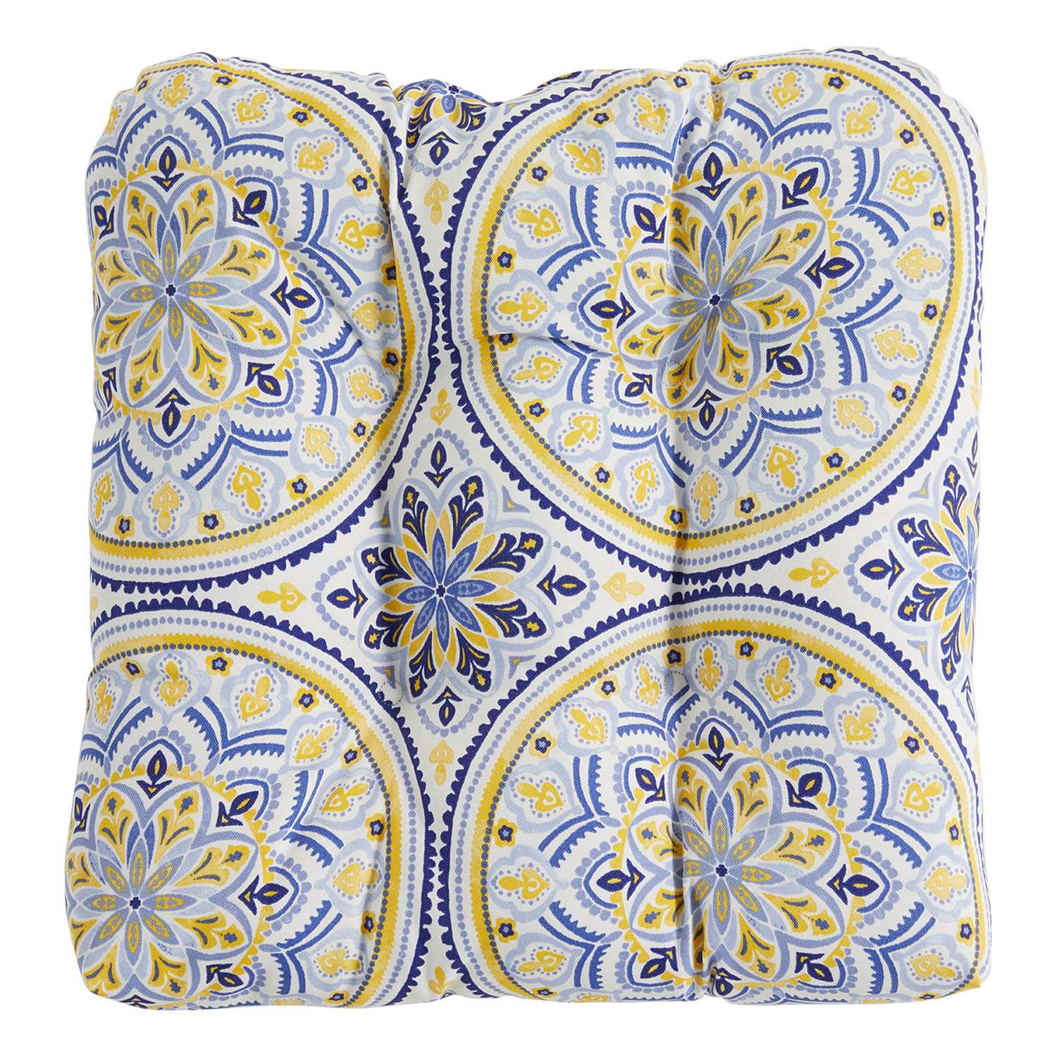 Castille Multicolor Outdoor Wicker Seat Cushion