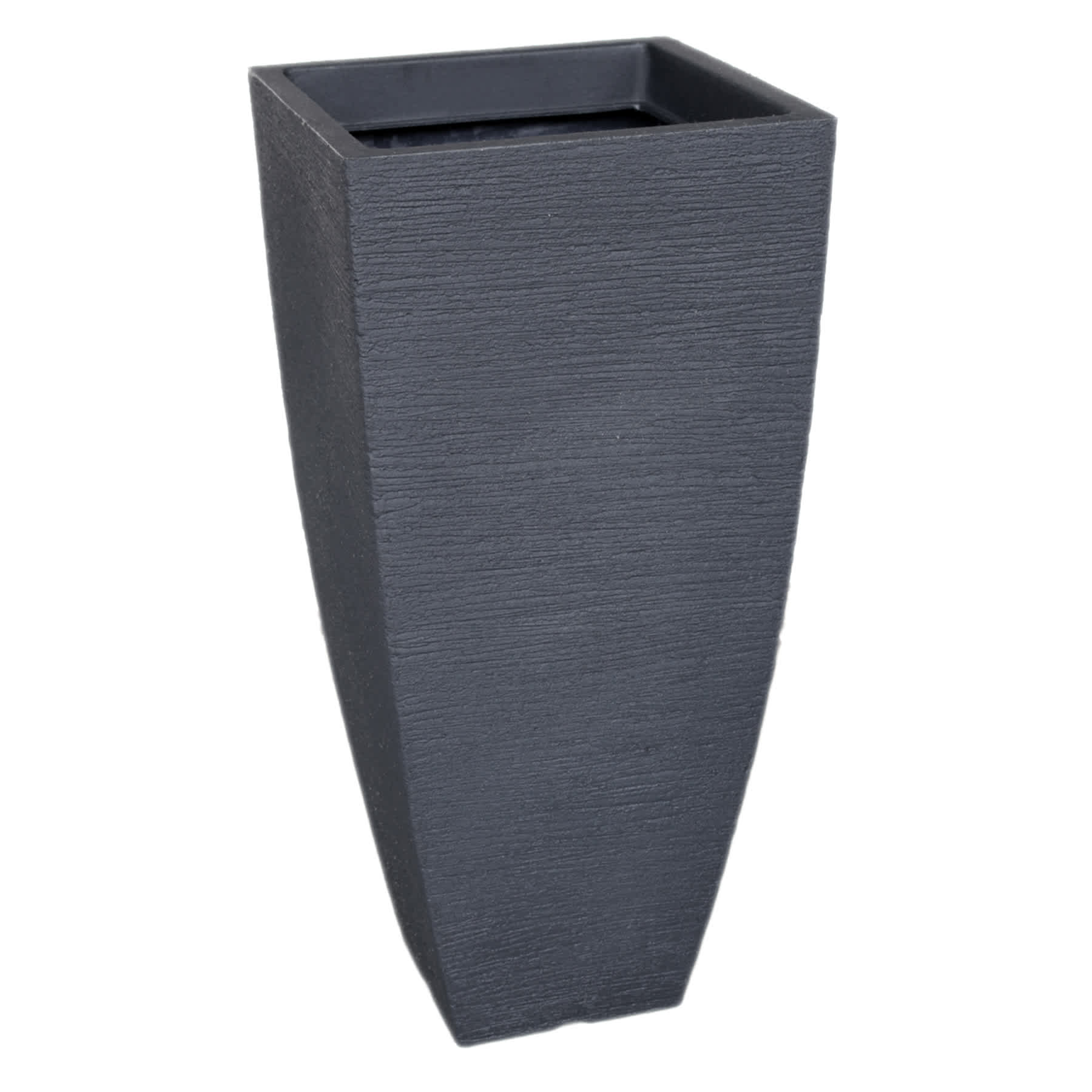 Japi Slim Square Modern Outdoor Planter, Small