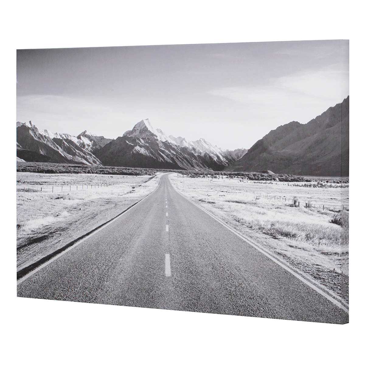 Ty Pennington Black & White Road Canvas Wall Art, 26x24
