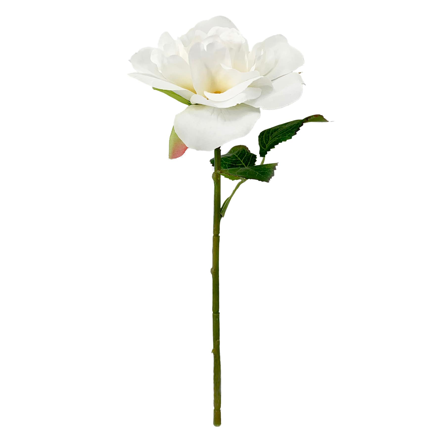 Willow Crossley White Rose Floral Pick, 11"