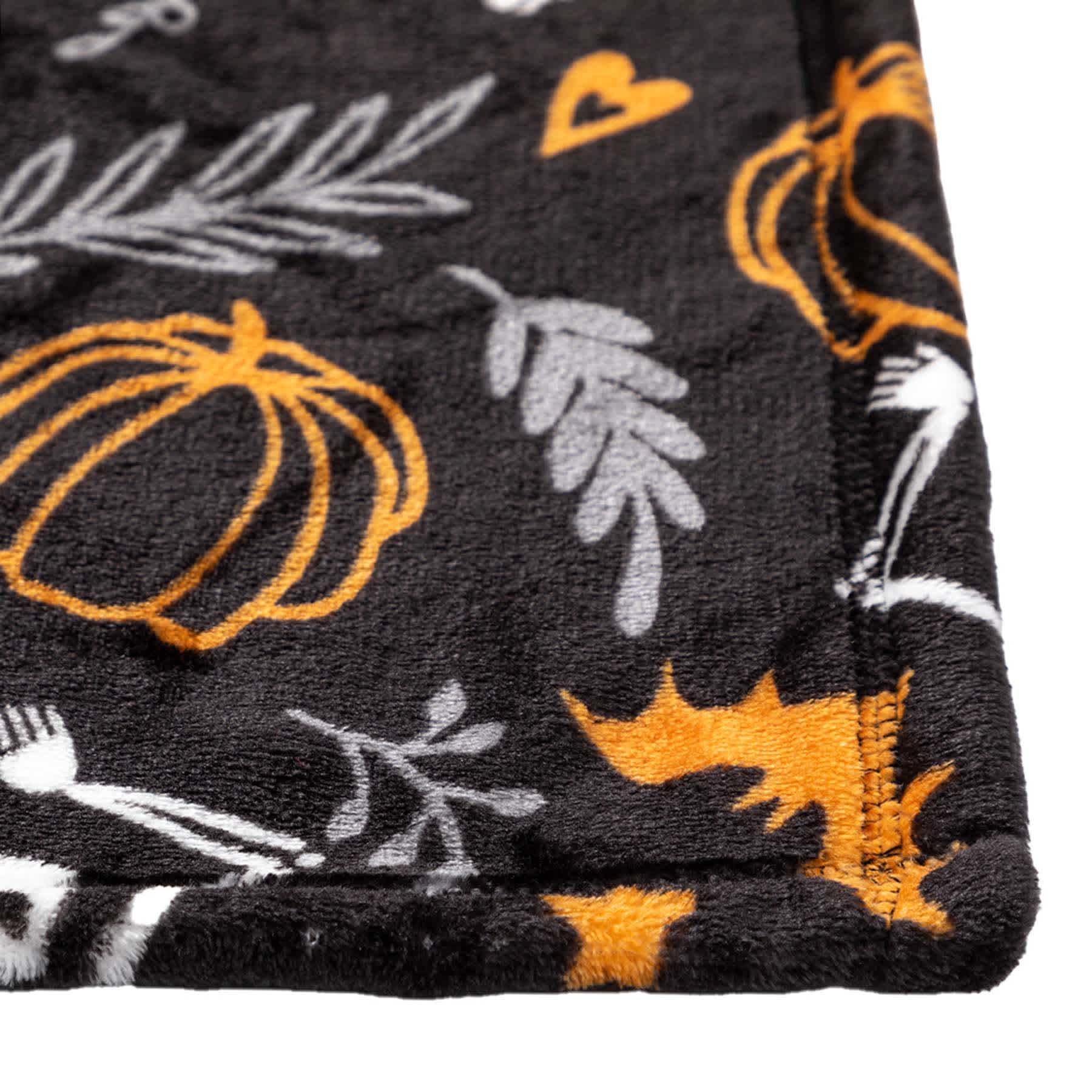 Dancing Skeletons Plush Throw Blanket, 50x60