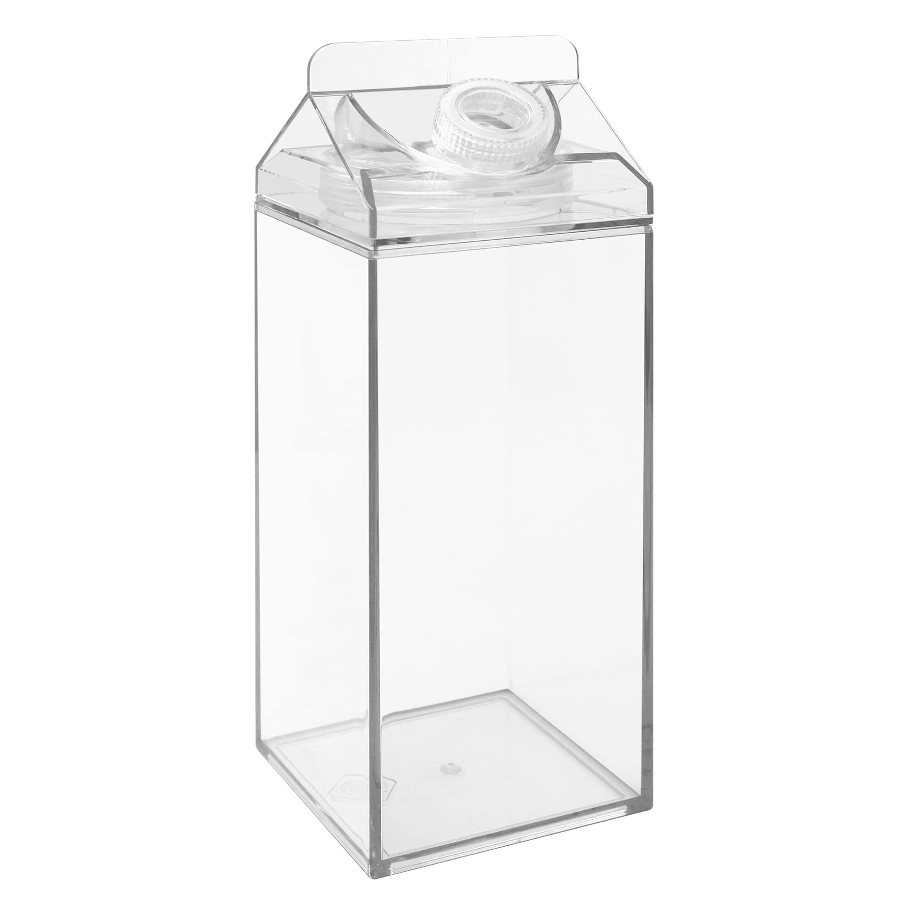 Half Gallon Acrylic Milk Carton