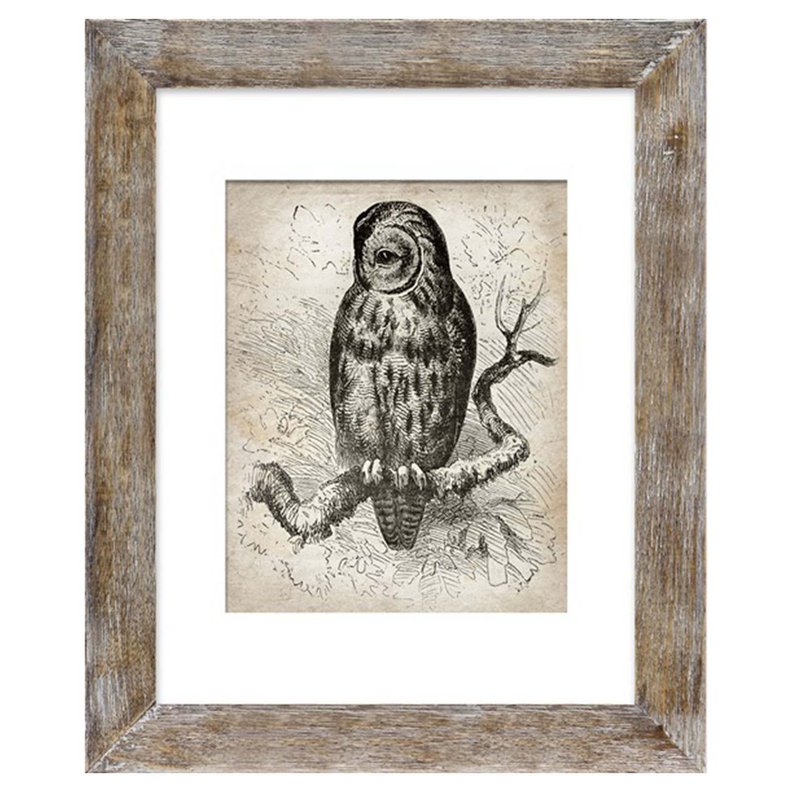 11x14 Matted to 8x10 Wall Frame, Brown