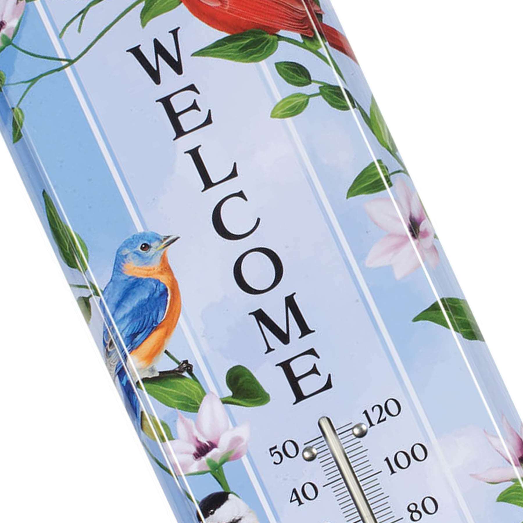 Songbird Welcome Outdoor Thermometer