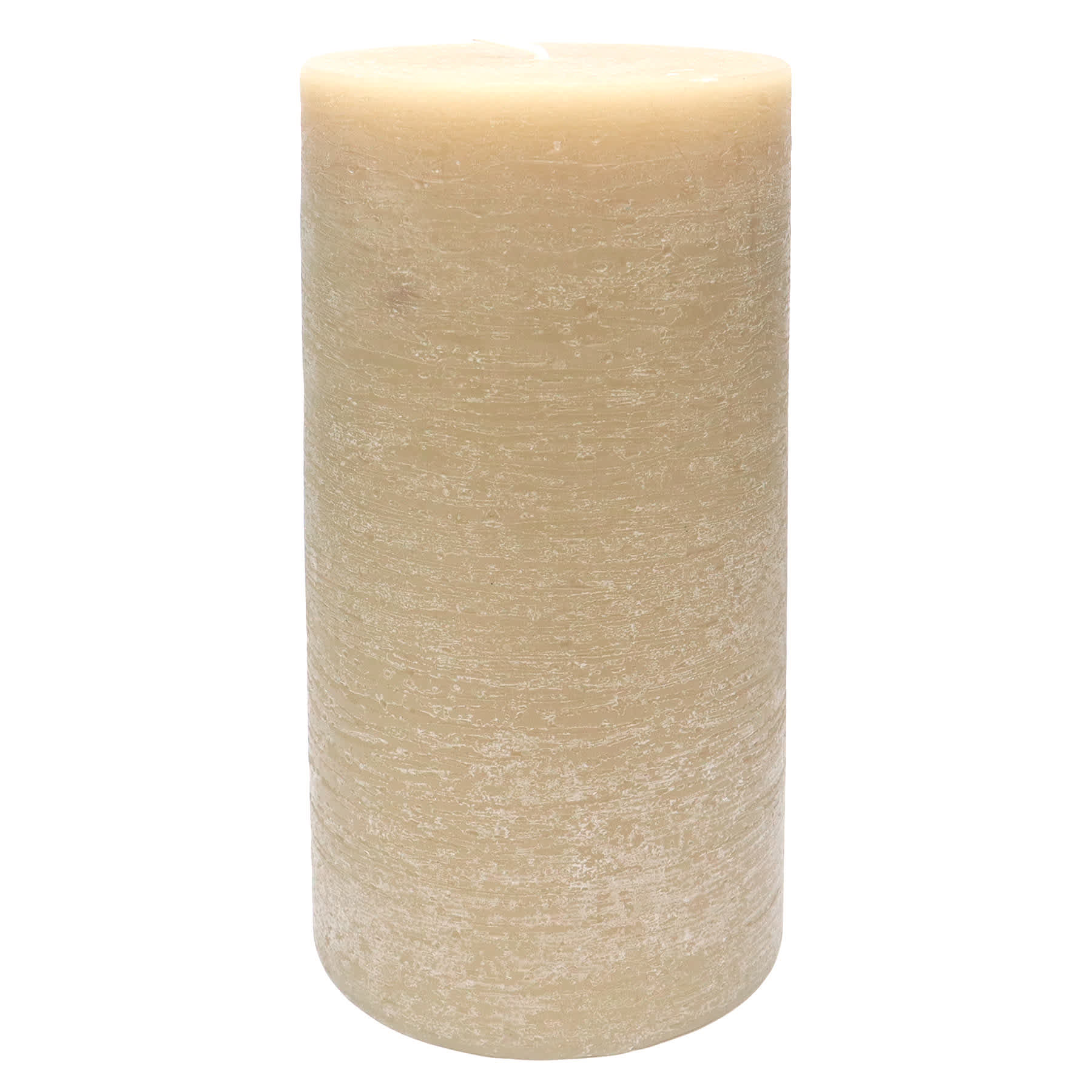 Honeybloom Tan Unscented Pillar Candle, 3x6