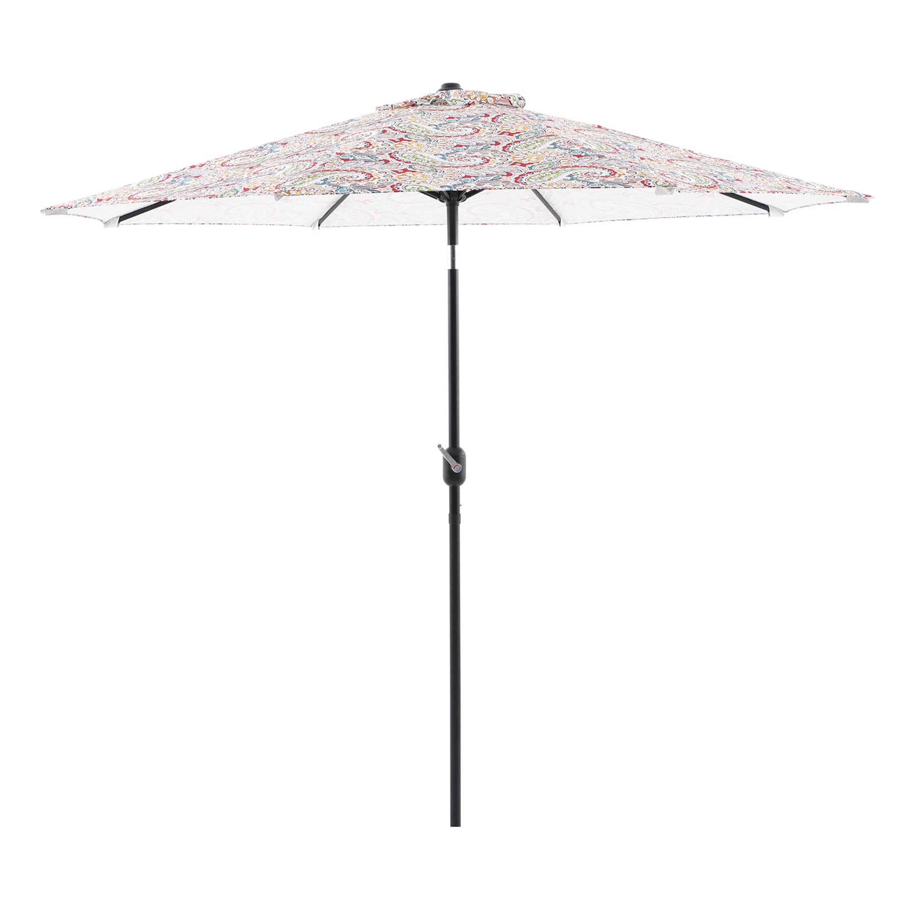 Paisley Chili Crank & Tilt Round Patio Umbrella, 9'