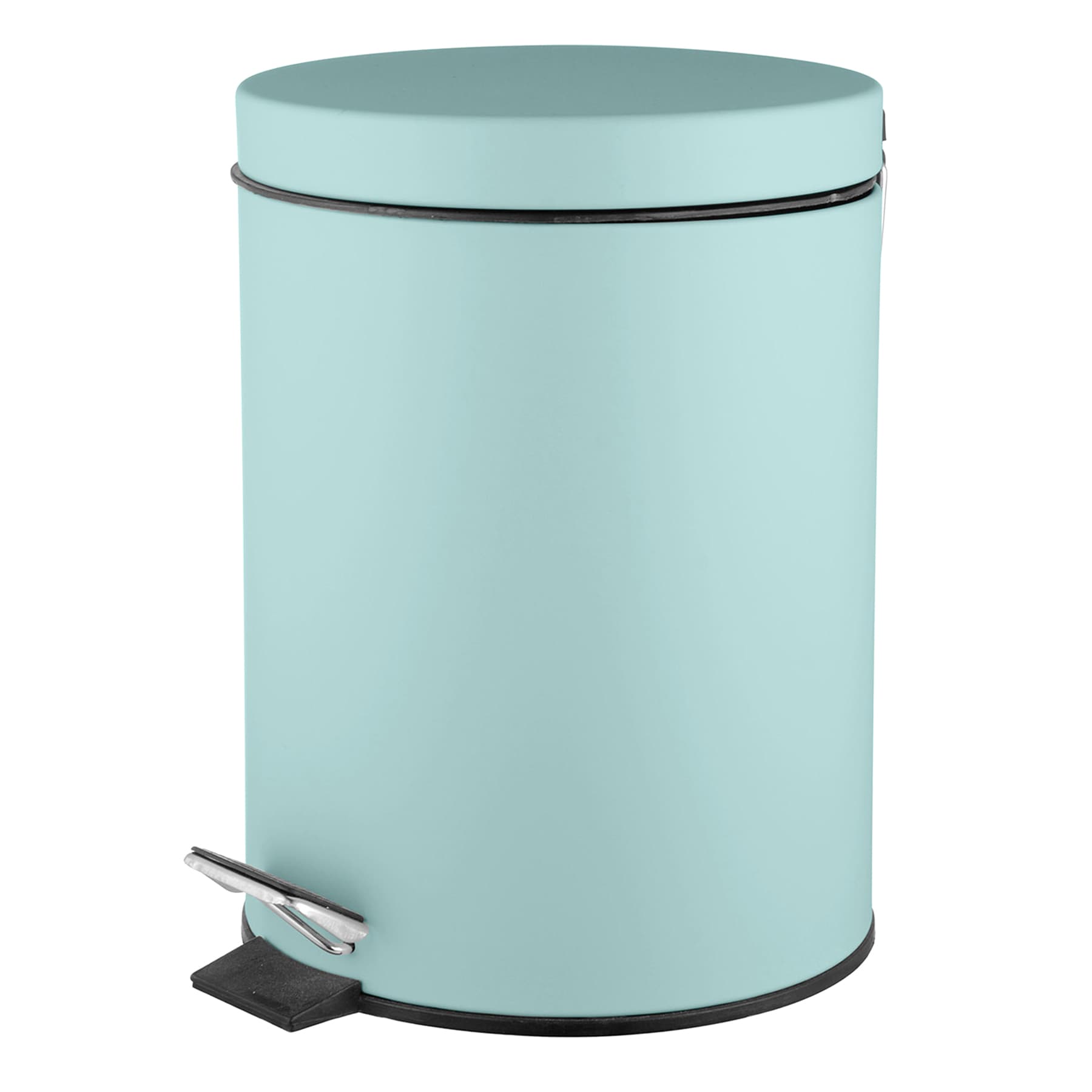 Blue Round Step Trash Can, 3l