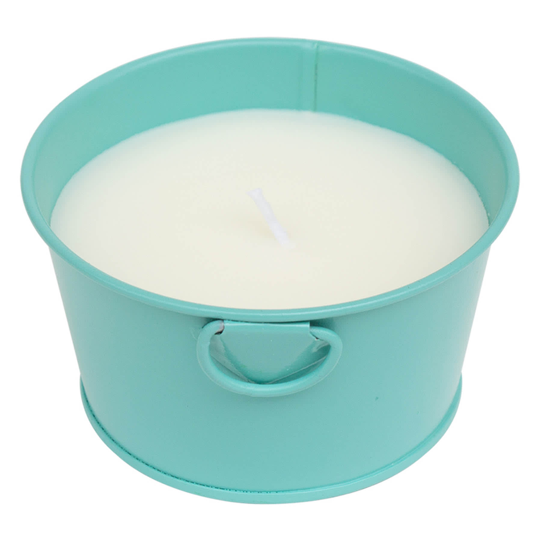 3-Pack Pool Blue Bucket Citronella Candles, 3.5oz