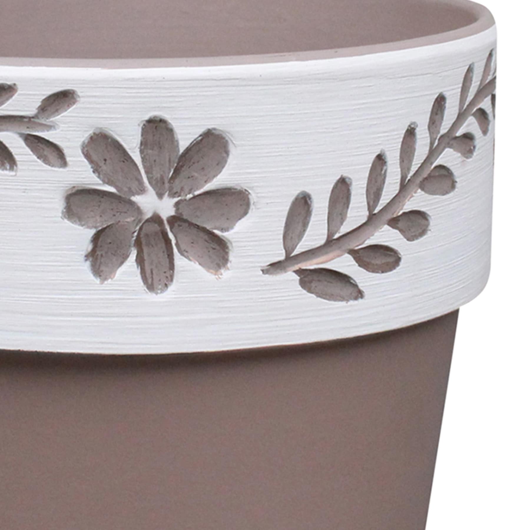 Indoor Flower Top Terra Planter, Medium