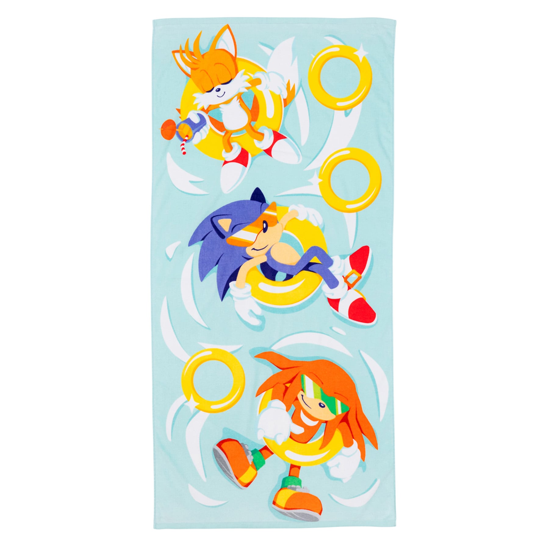 Sonic Summer Speed Kids Beach Towel, 28x58