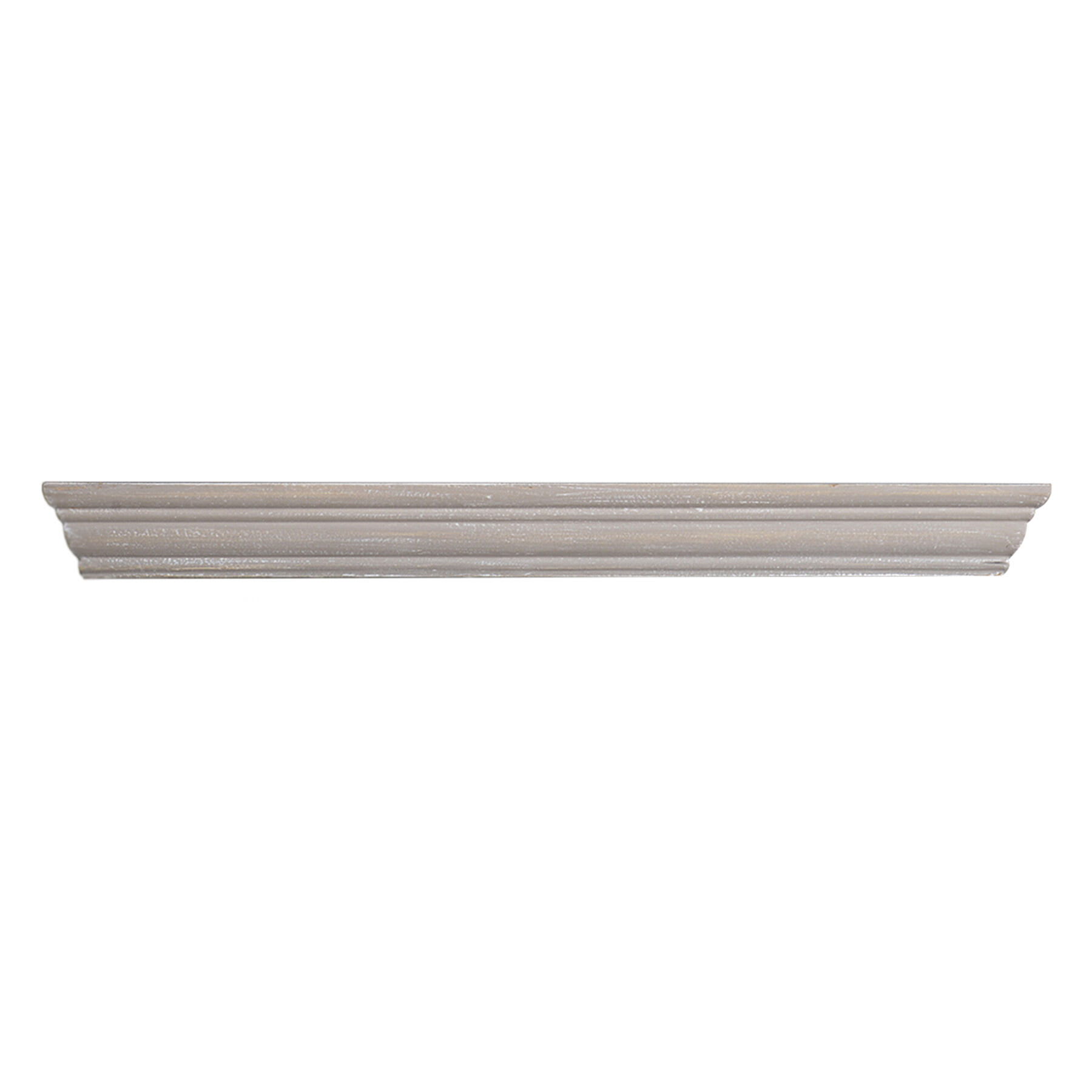 Kate Light Grey Wooden Wall Ledge, 24"