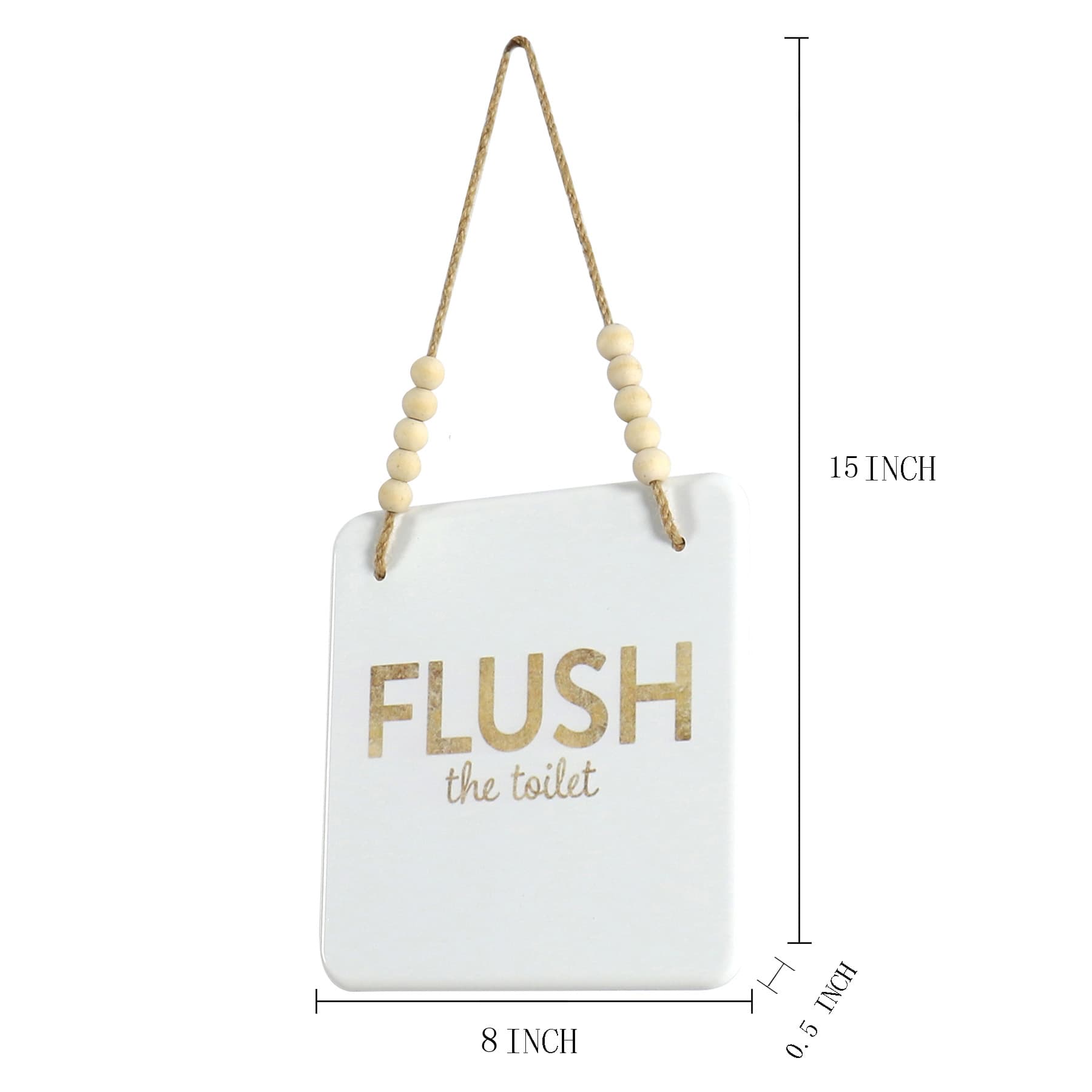 Flush Metal Wall Art, 8"