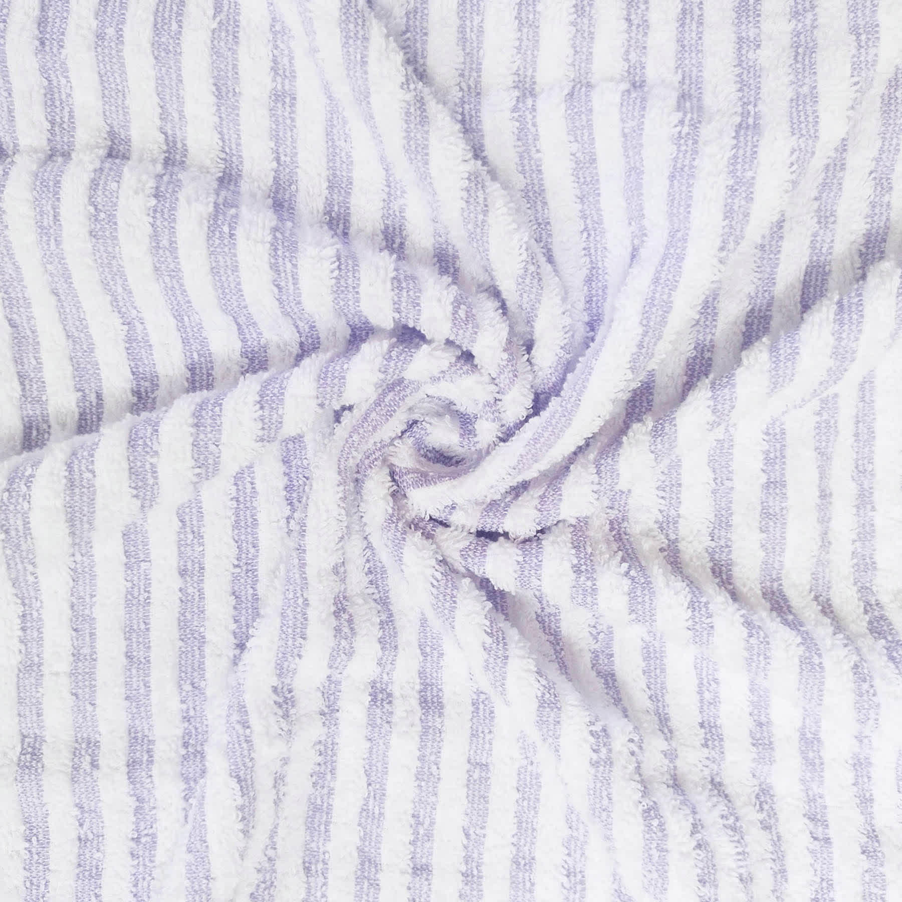 Essential Striped Purple Washcloth, 13"