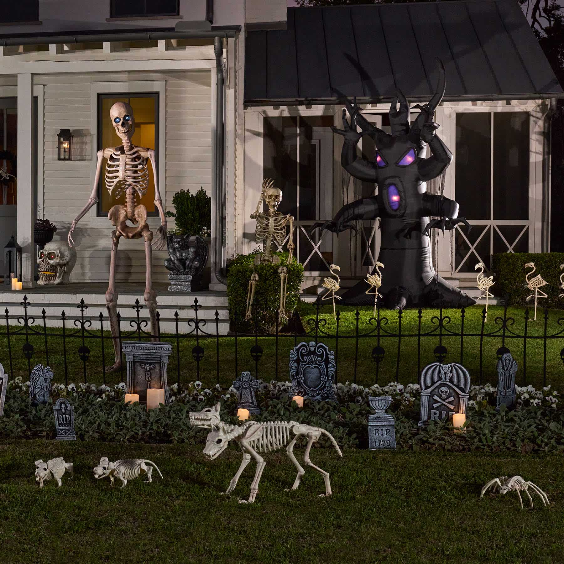 Halloween Spider Skeleton, Medium