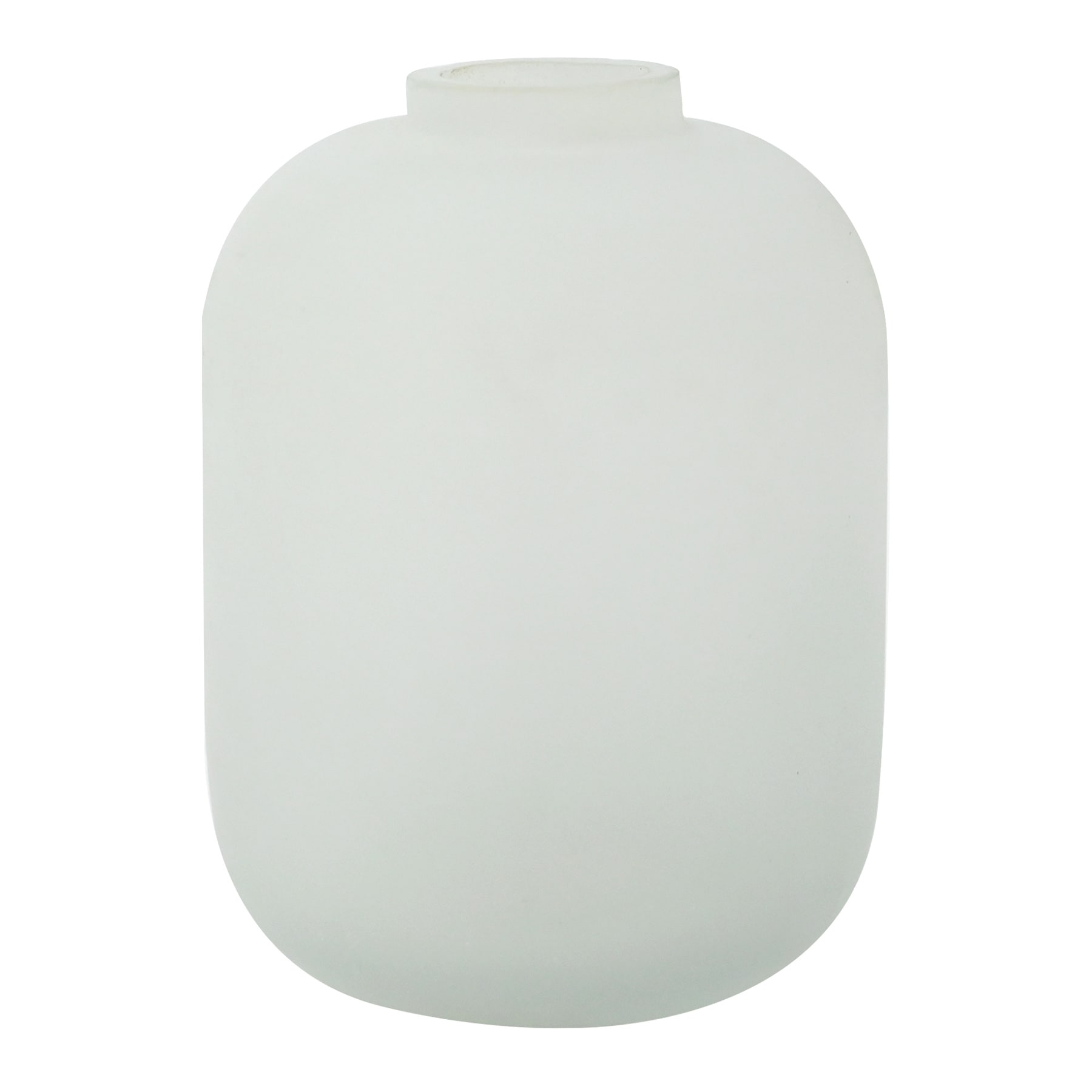 Ty Pennington White Glass Vase, 3"