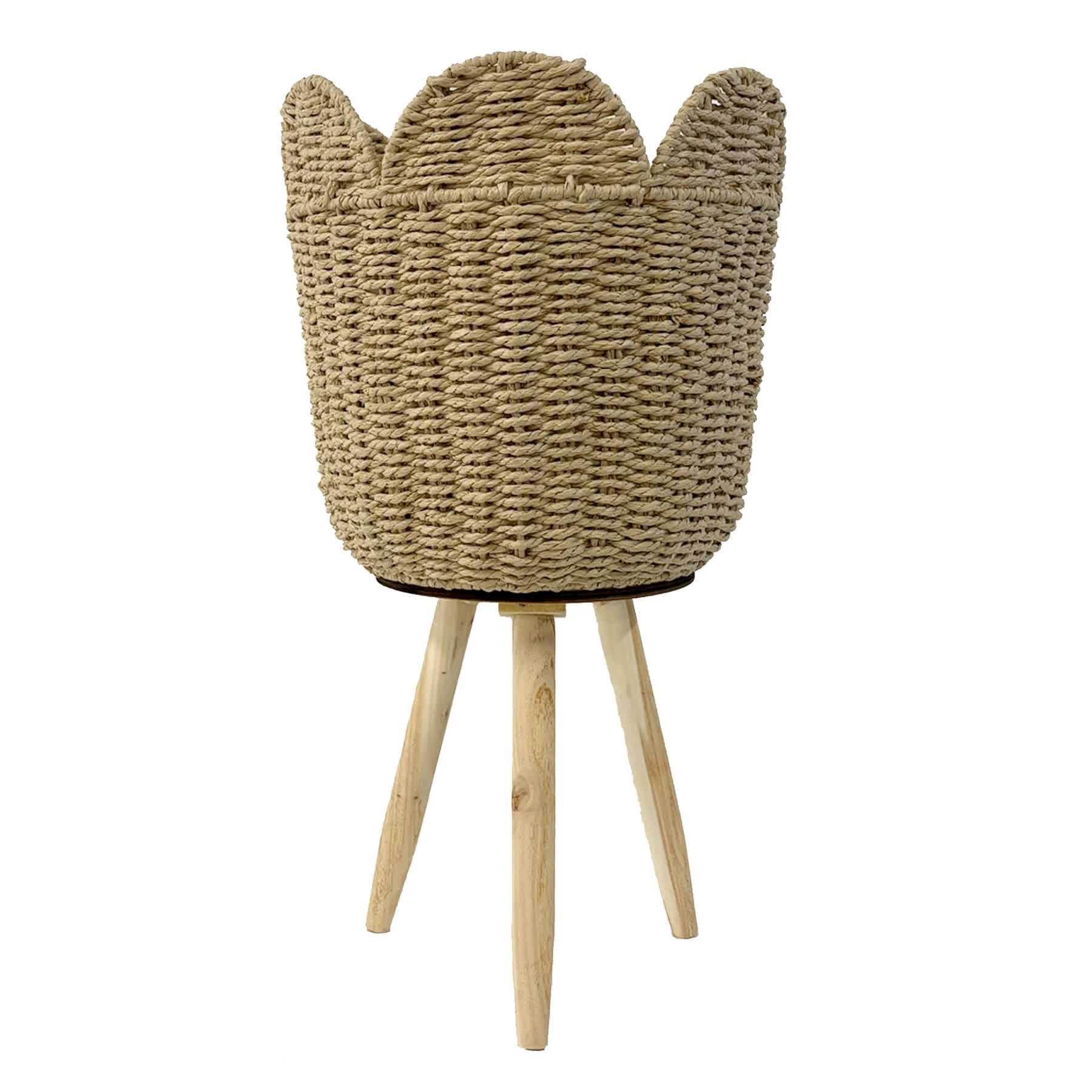 Scallop Edge Plant Stand, Small
