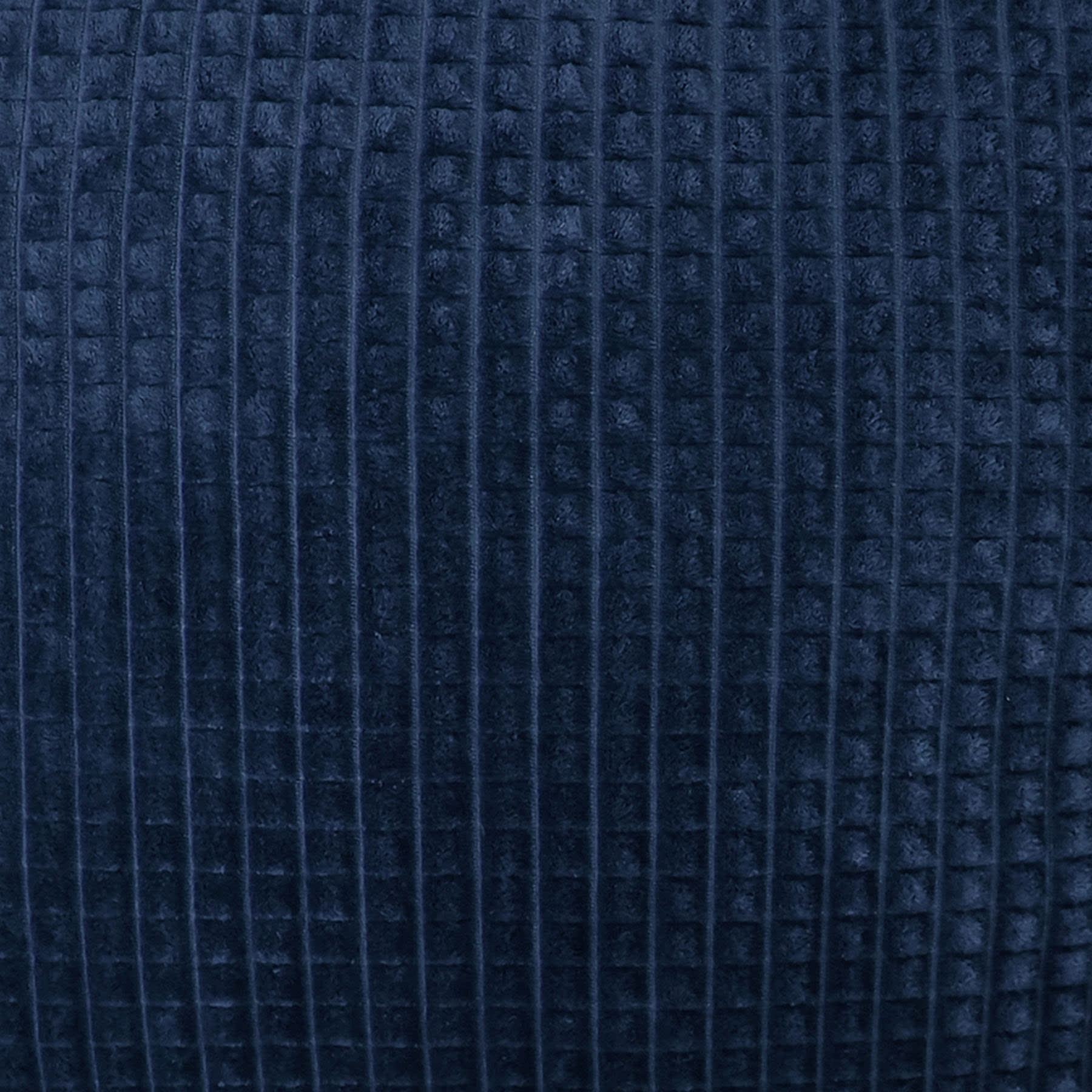 Plush Navy Blue Check Throw Pillow, 24"