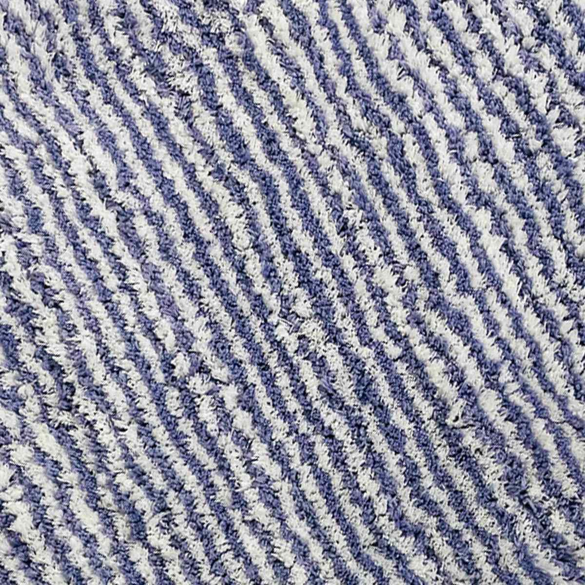 Essential Striped Purple Bath Rug, 17x24
