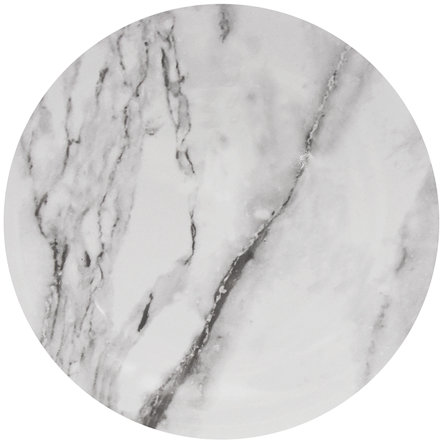 Marble-Look Melamine Salad Plate
