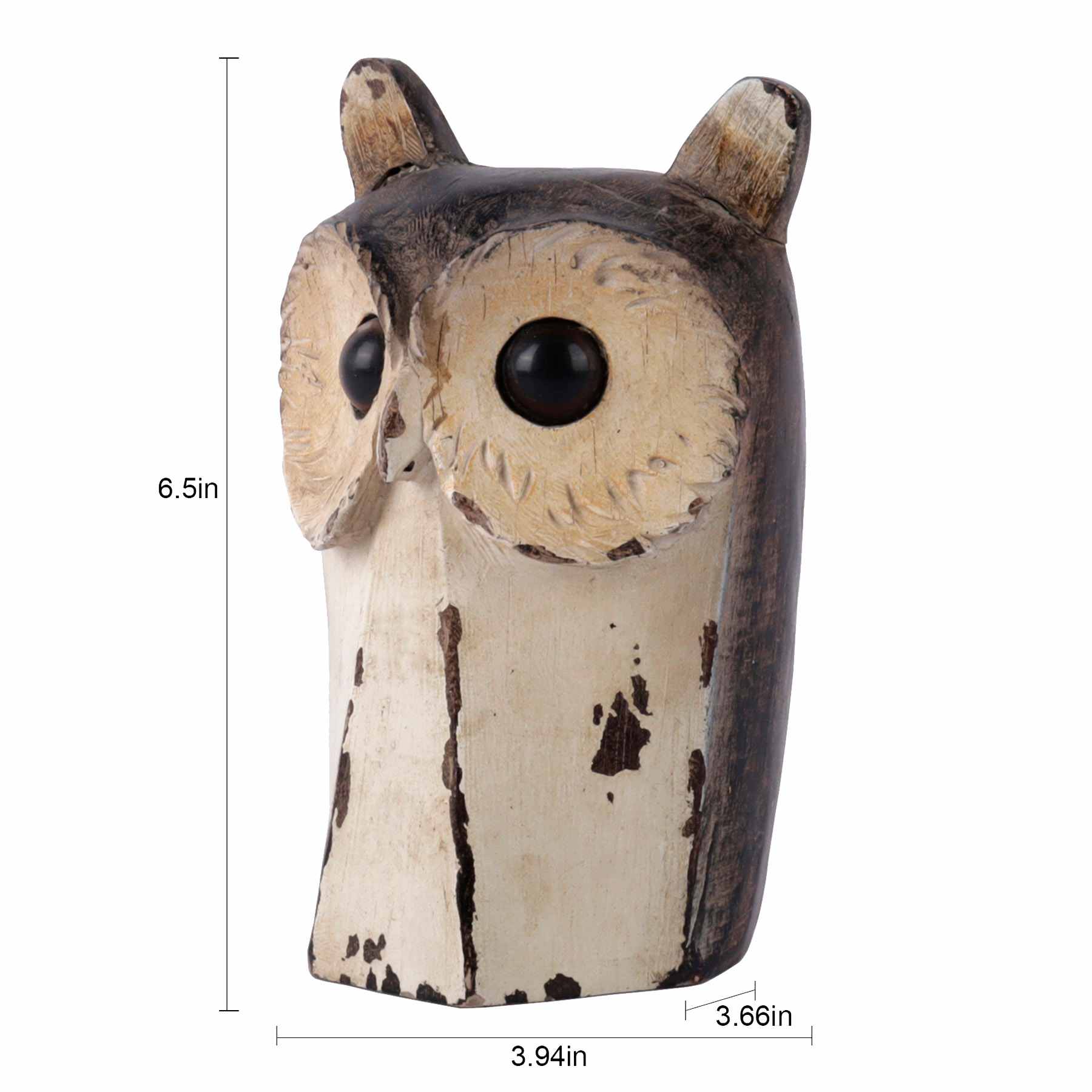 Baby Owl Figurine, 6.5"