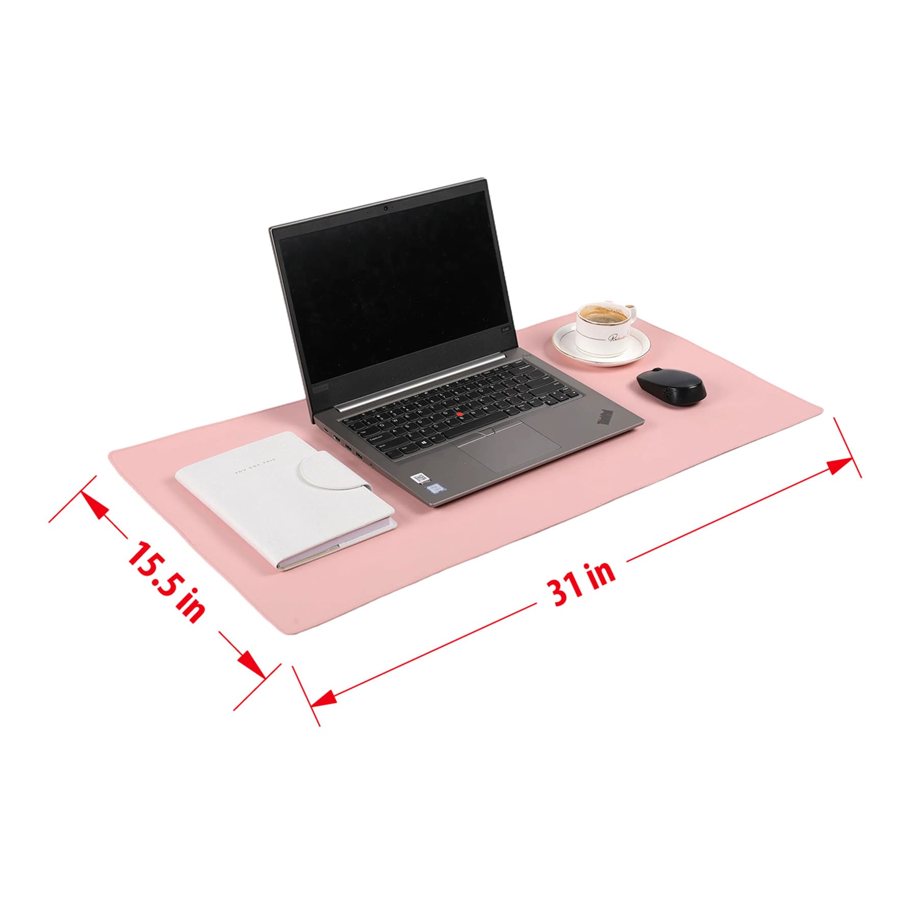 Light Pink Desk Pad, 31x15.5