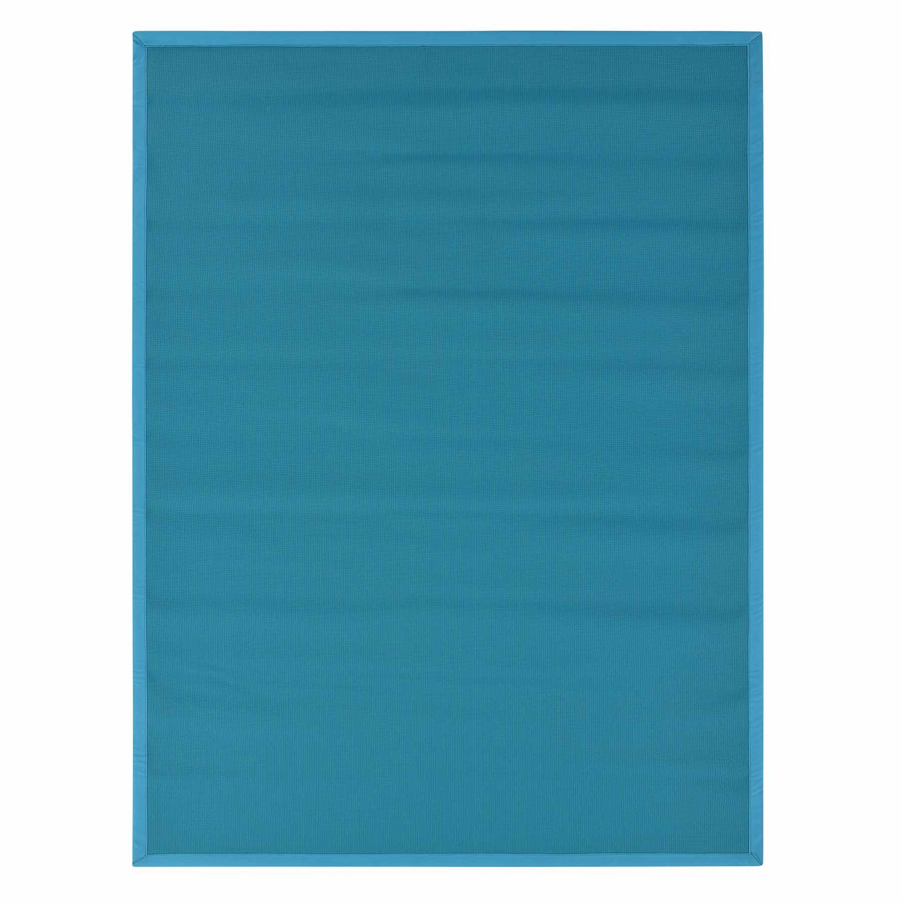Teal Textilene Outdoor Area Rug, 5x7