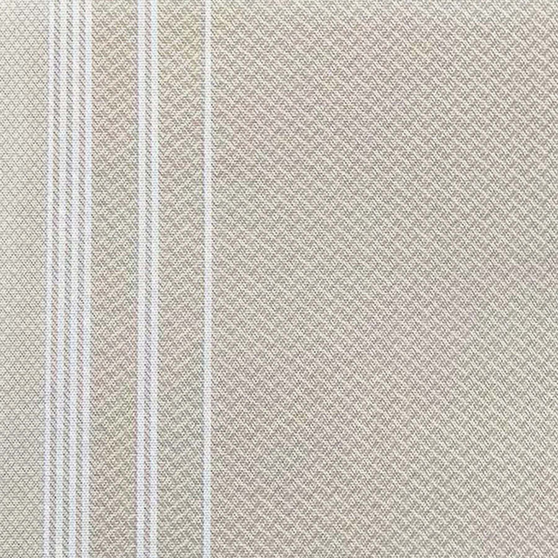 Taupe Forever Woven Striped Kitchen Mat, 20x39