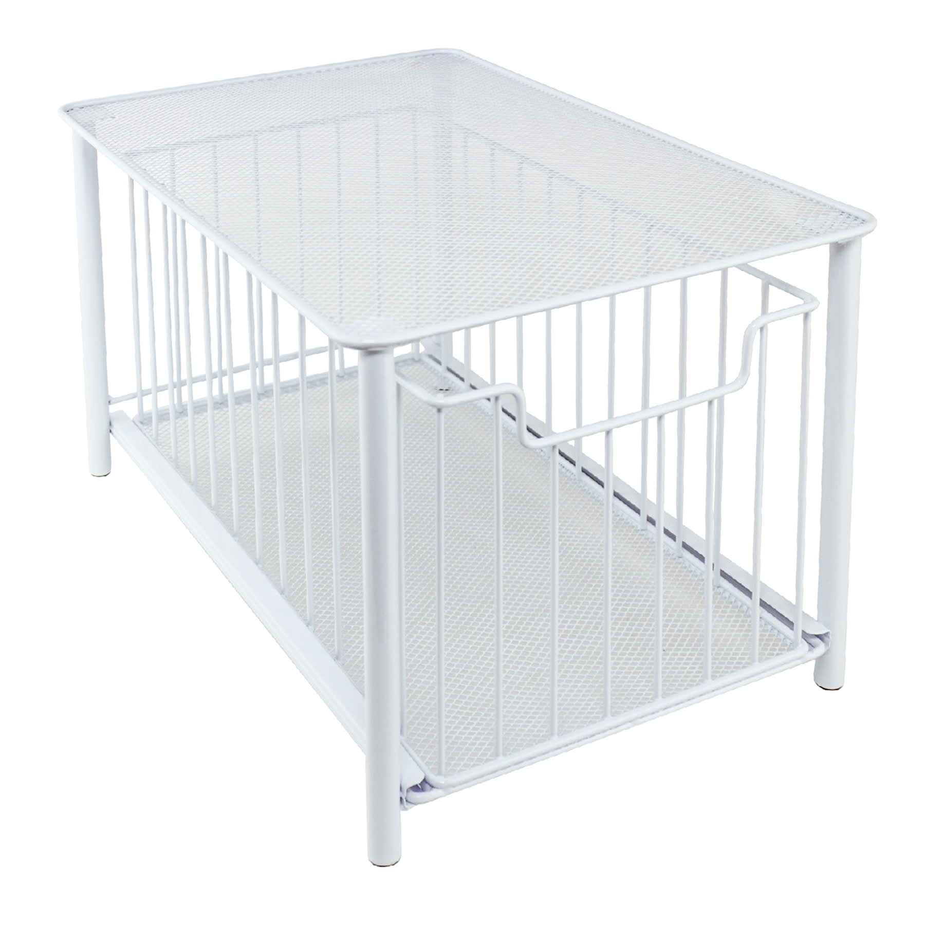 White Under the Sink Storage Organizer, Large