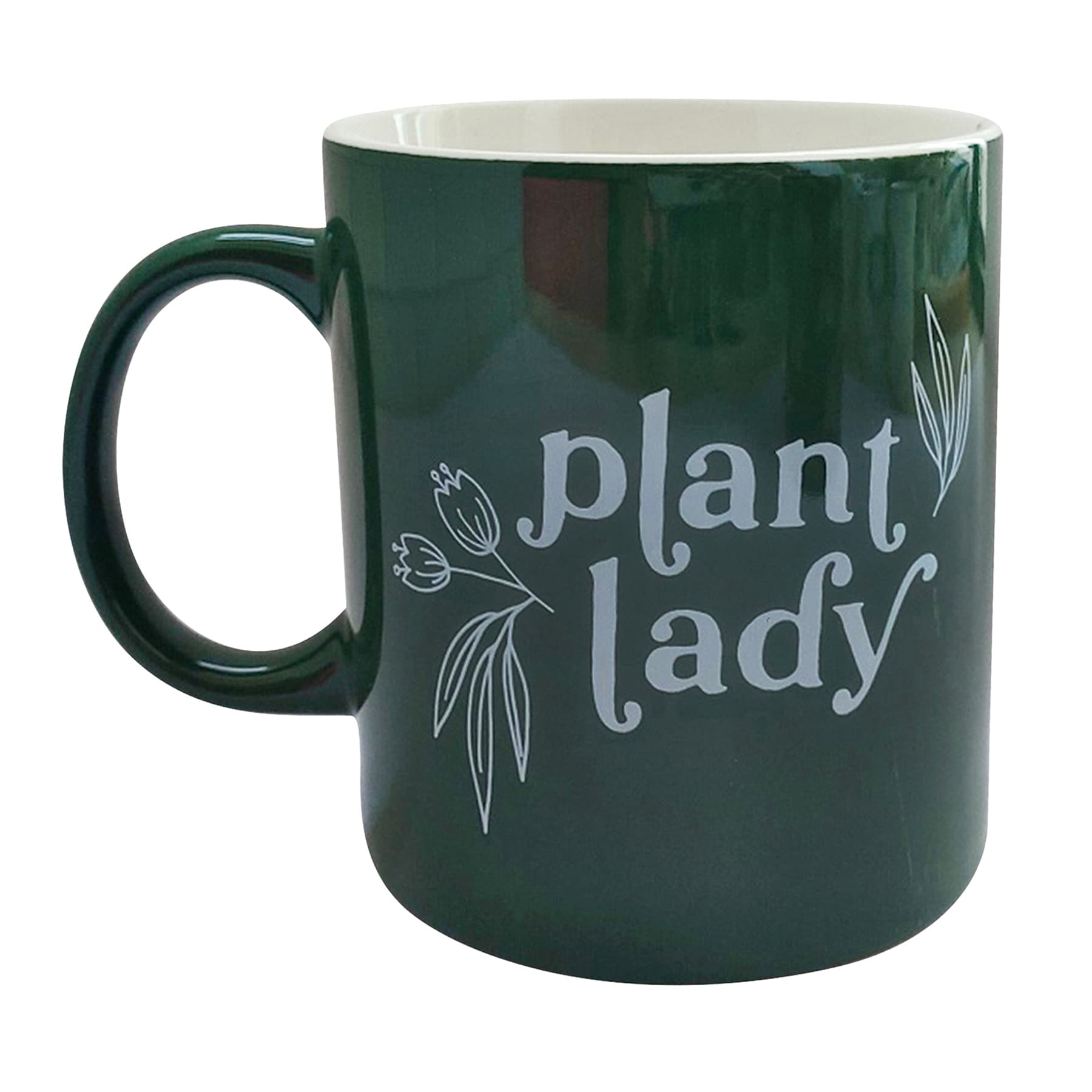 Green Plant Lady Mug
