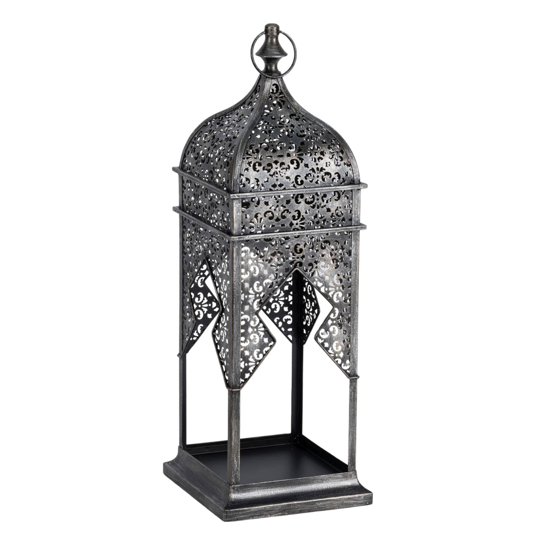 Found & Fable Metal Lantern, 23"