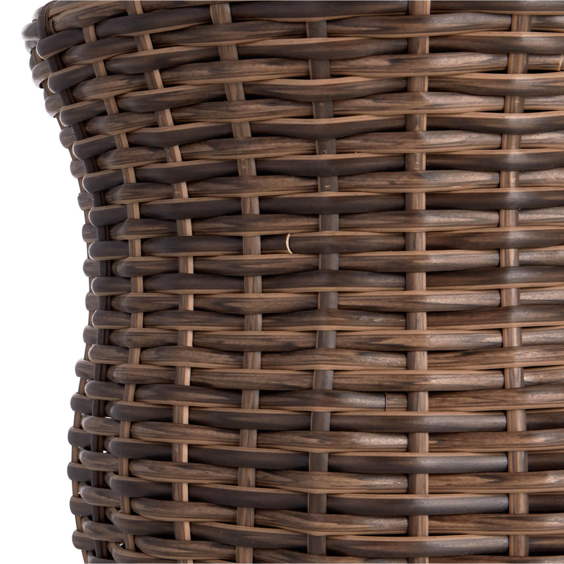Providence Tulip Shaped Woven Outdoor Planter, Medium