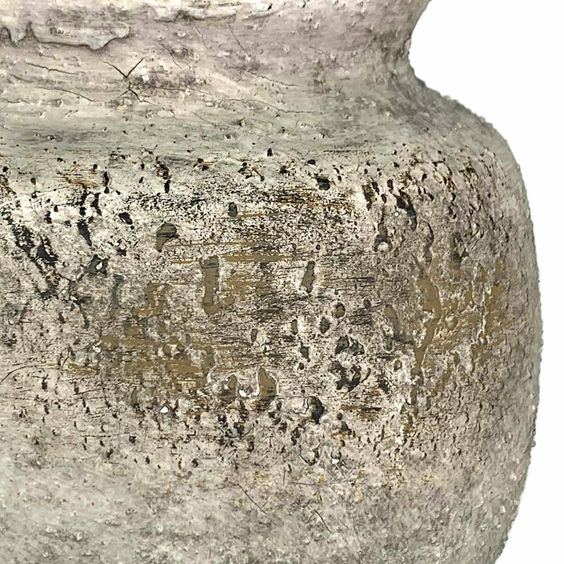Ty Pennington Rustic Wash Ceramic Vase, 5"