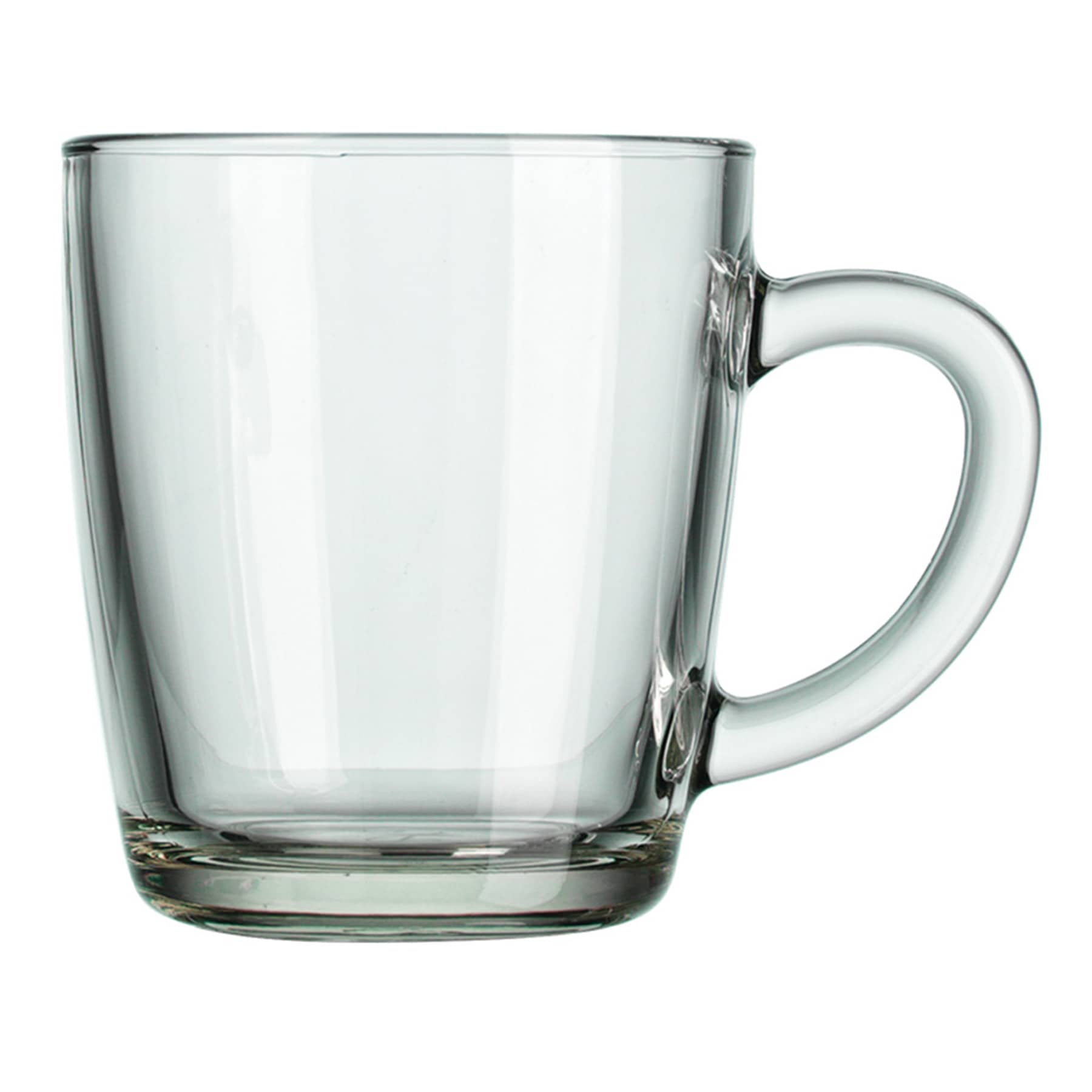 Set of 2 Glass Mugs, 11.5oz