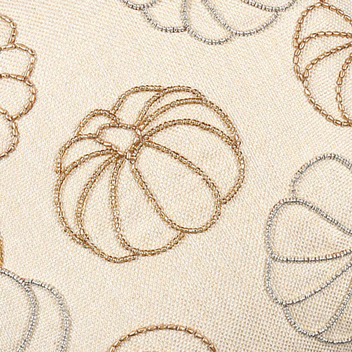 Beaded Pumpkin Toss Throw Pillow, 18"