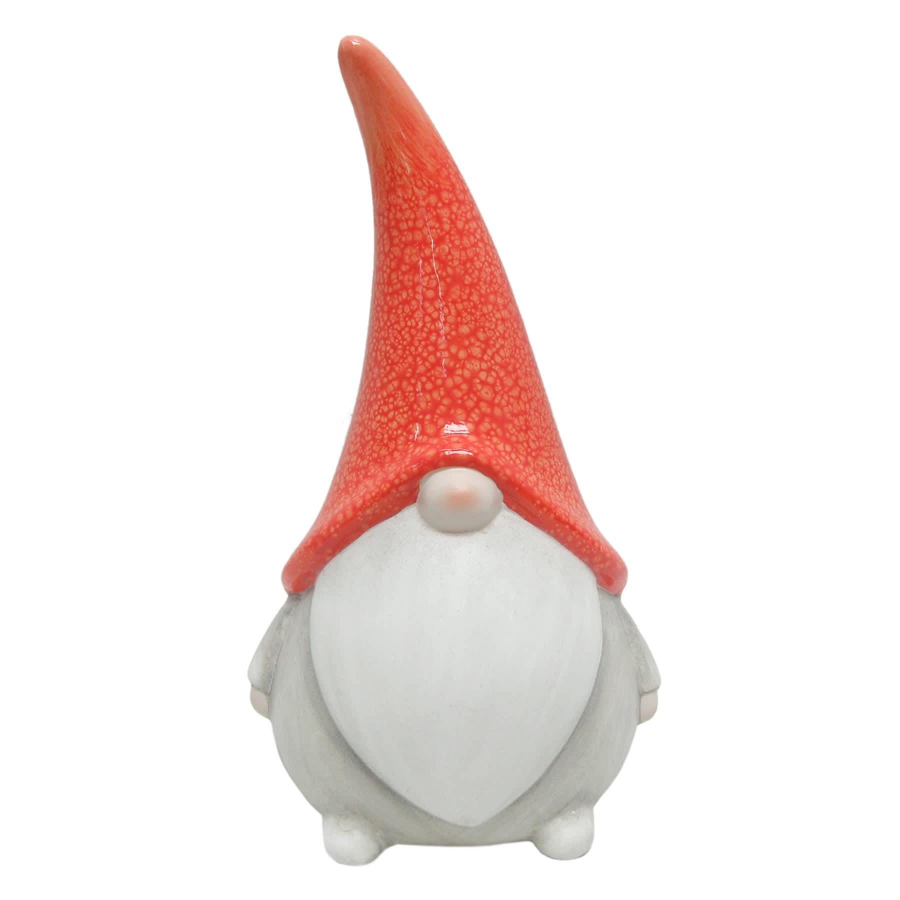Sunny Club Pink Terracotta Gnome Outdoor Garden Statue, 14"