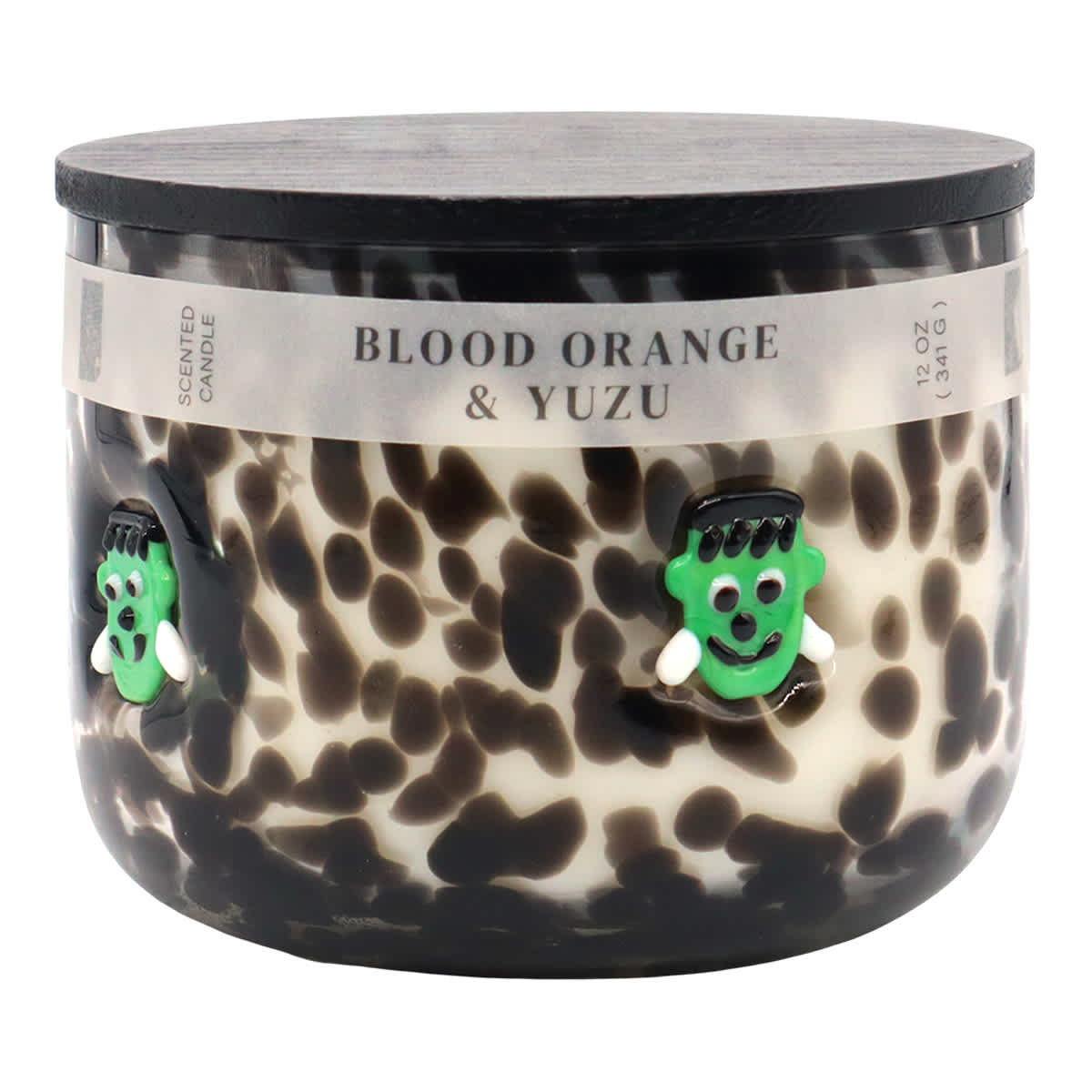 Blood Orange & Yuzu Scented Monster Icon Jar Candle, 12oz