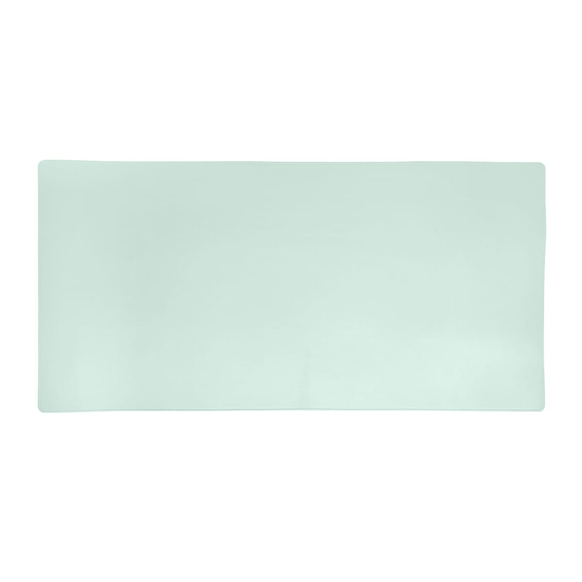 Mint Faux Leather Desk Pad, 31x15.5