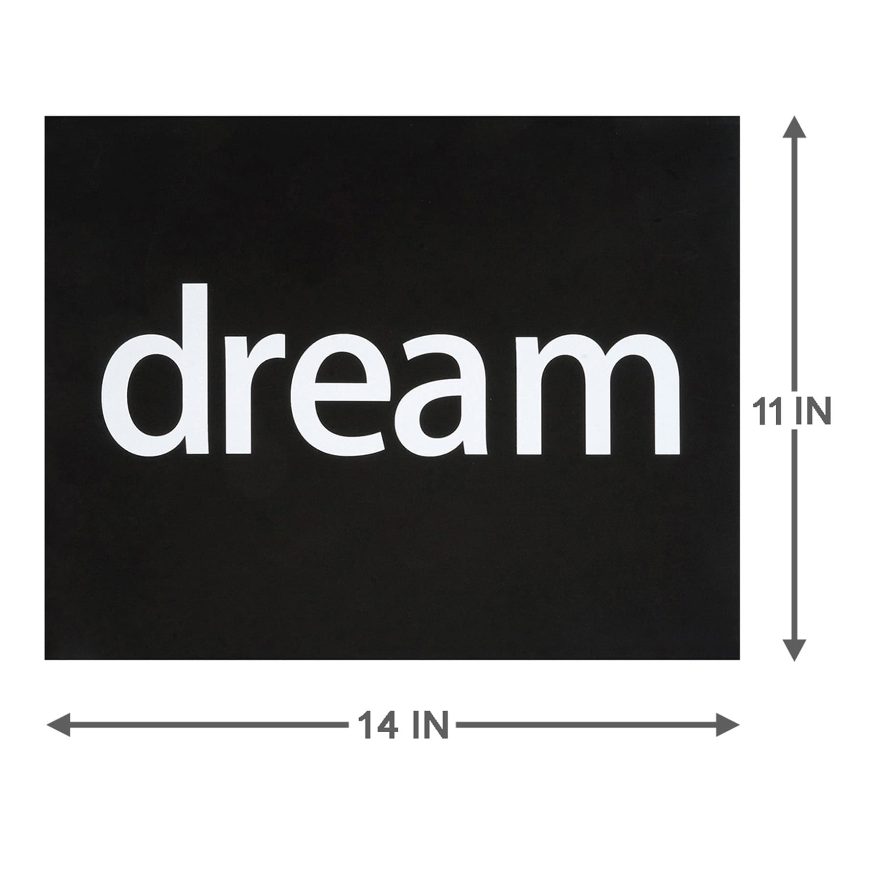 Dream Canvas Wall Sign, 14x11