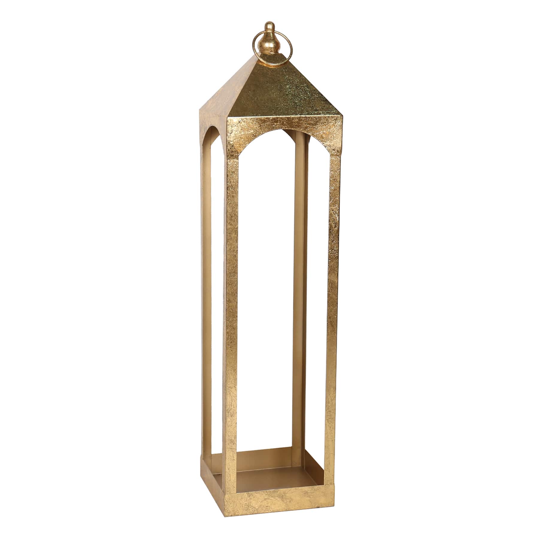 Providence Gold Metal Lantern, 36"