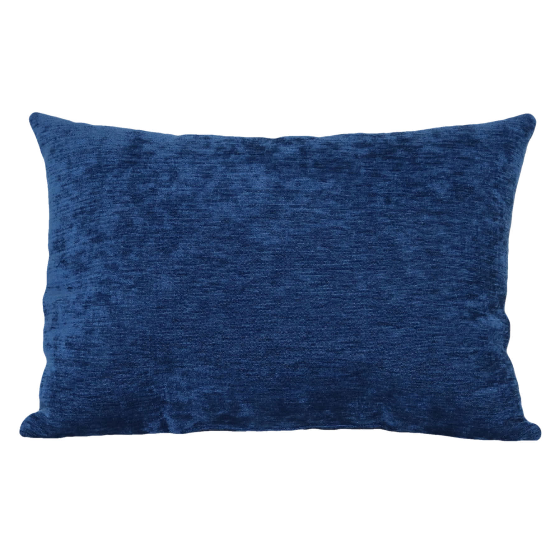 Reese Navy Chenille Throw Pillow, 14x20