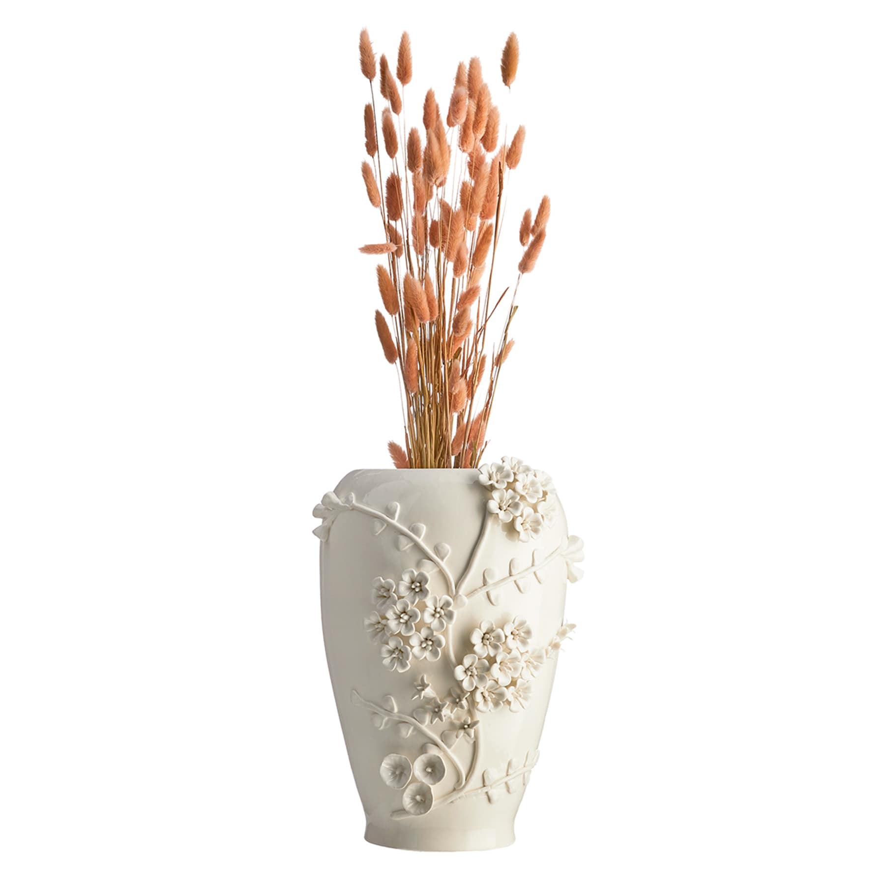 Providence 3D Flower Ceramic Vase, 13.7"