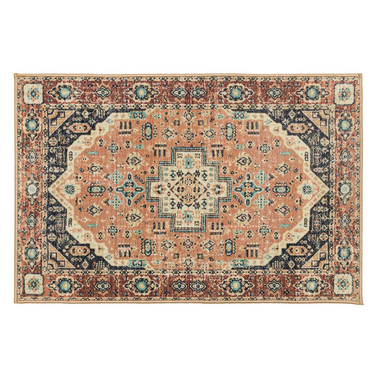 Ikarus Neutral Medallion Accent Rug, 30x45