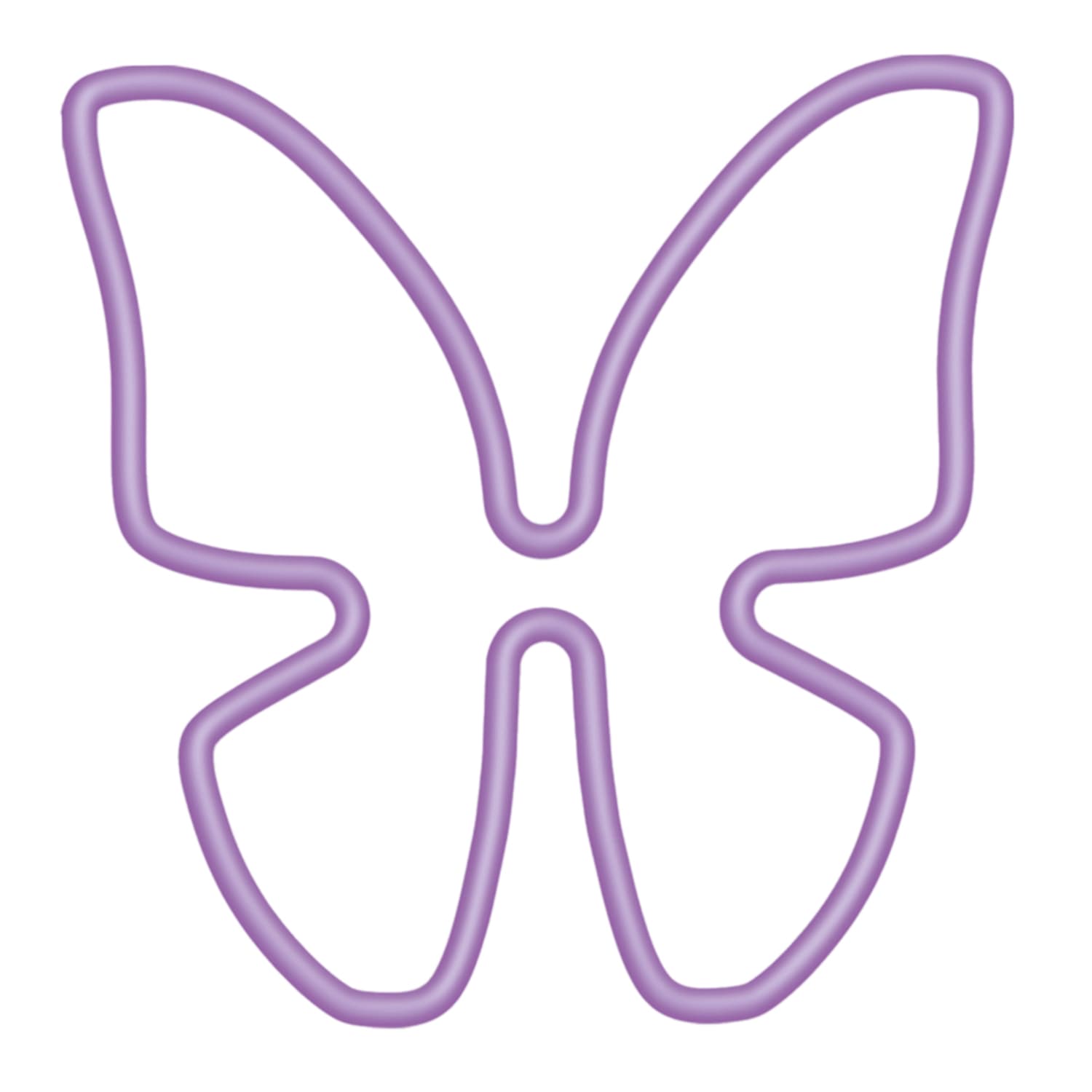 Purple Butterfly Wall Neon Sign, 11.3"