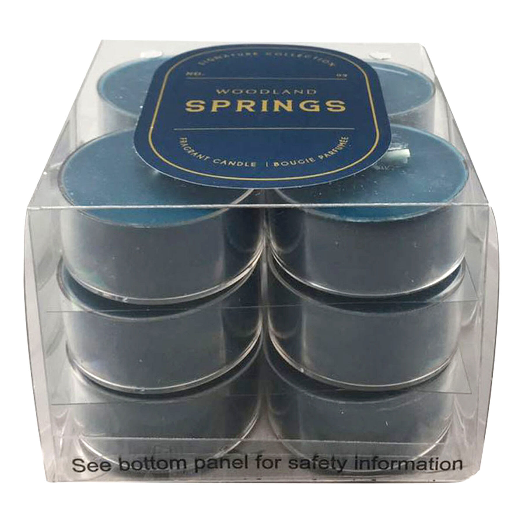 12-Pack Woodland Springs Scented Tealight Candles