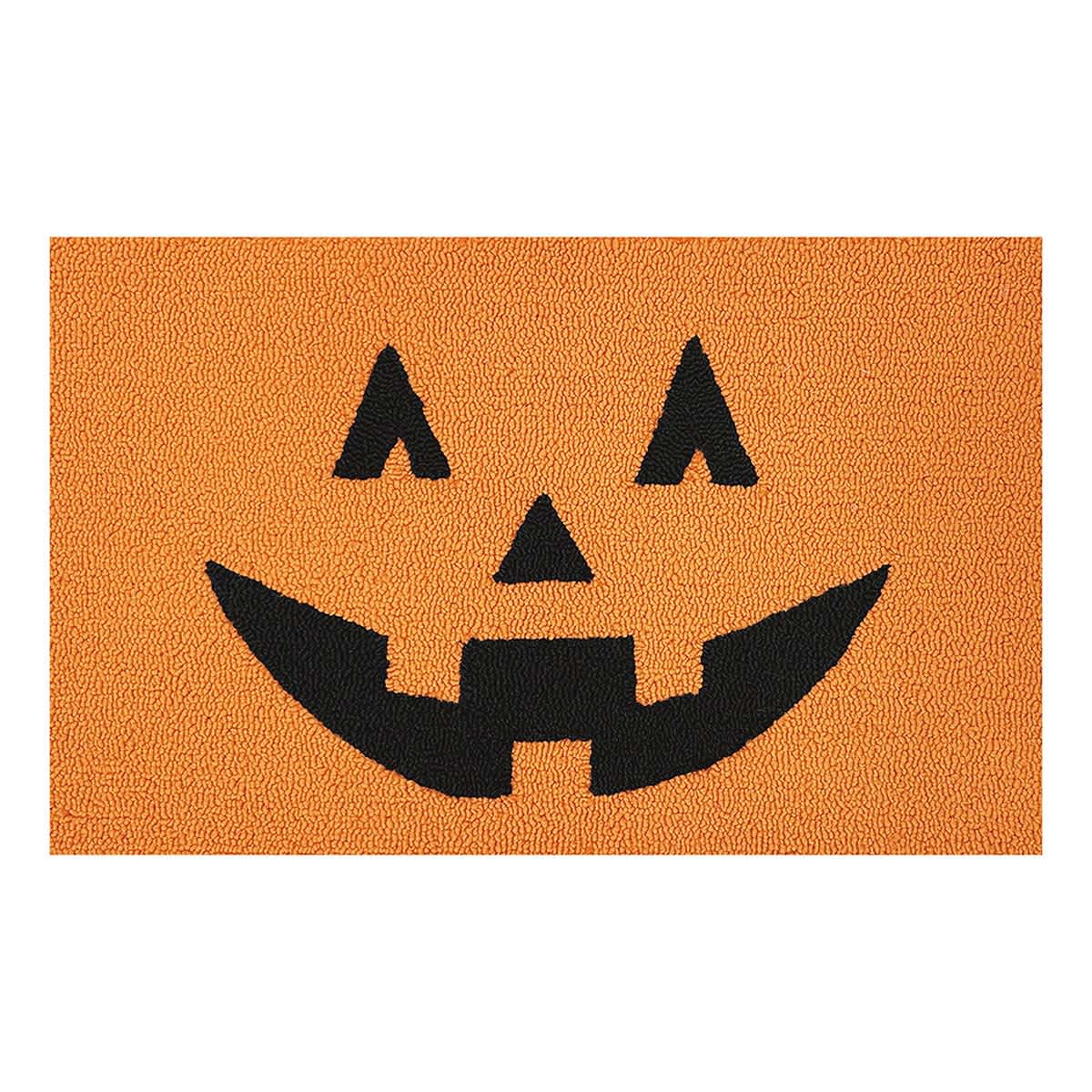 Happy Haunting Jack-o'-Lantern Hooked Accent Rug, 18x30