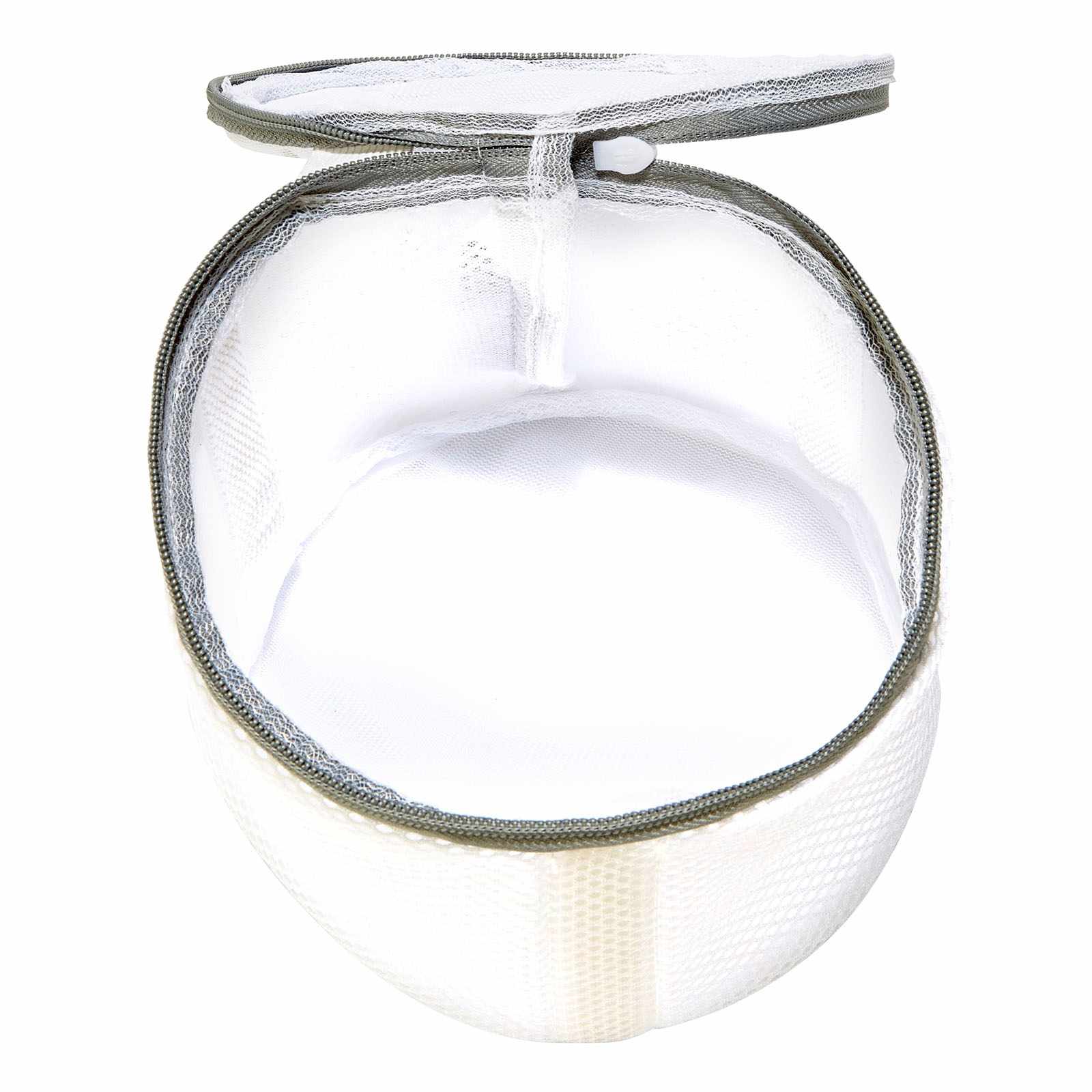 White Sanitized Mesh Wash Bra Bag