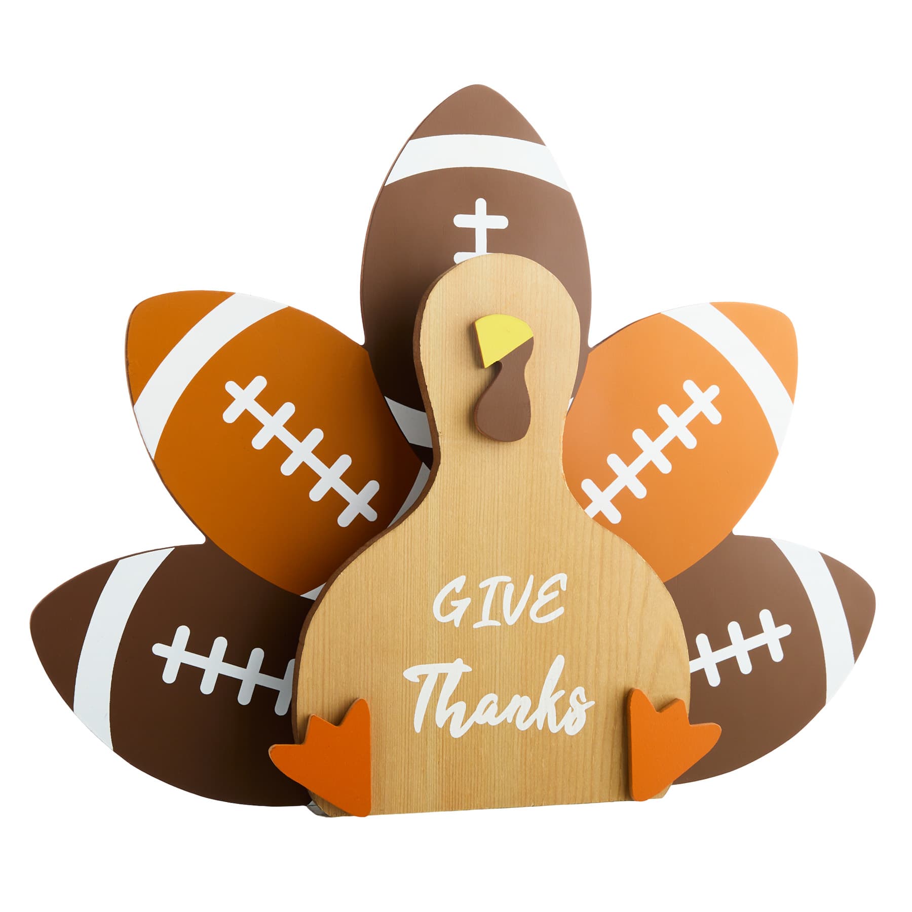 Homespun Harvest Wood Turkey Decor