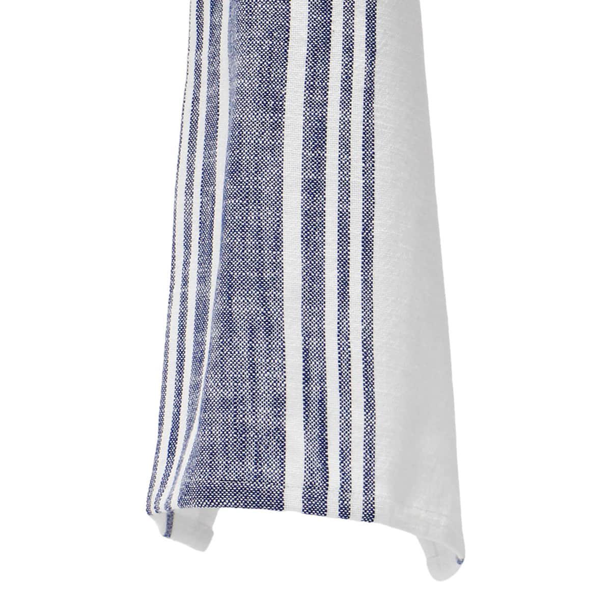 Set of 3 Blue Porter Slub Waffle Cotton Kitchen Towels