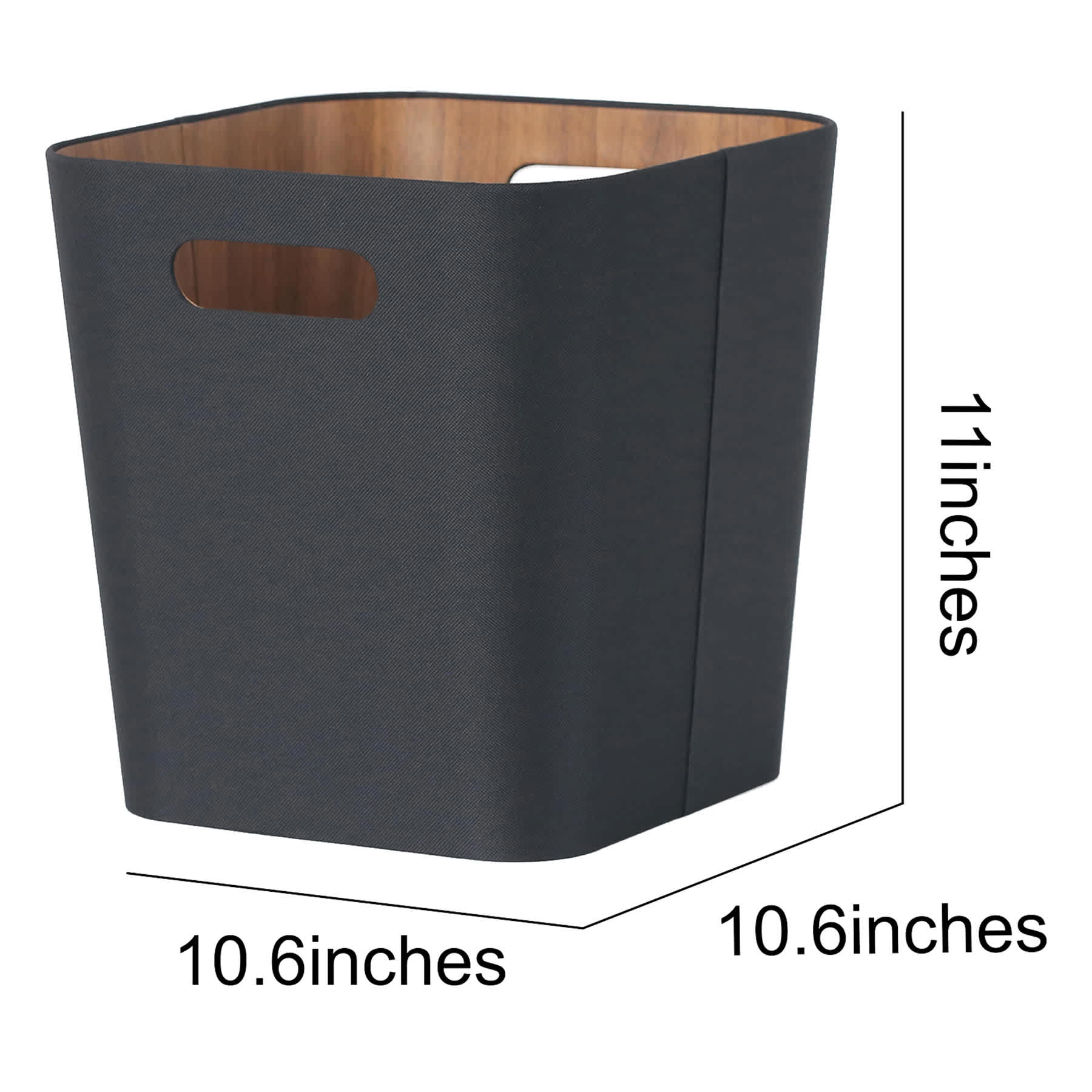 Black Sage & Wood Storage Bin, 14l
